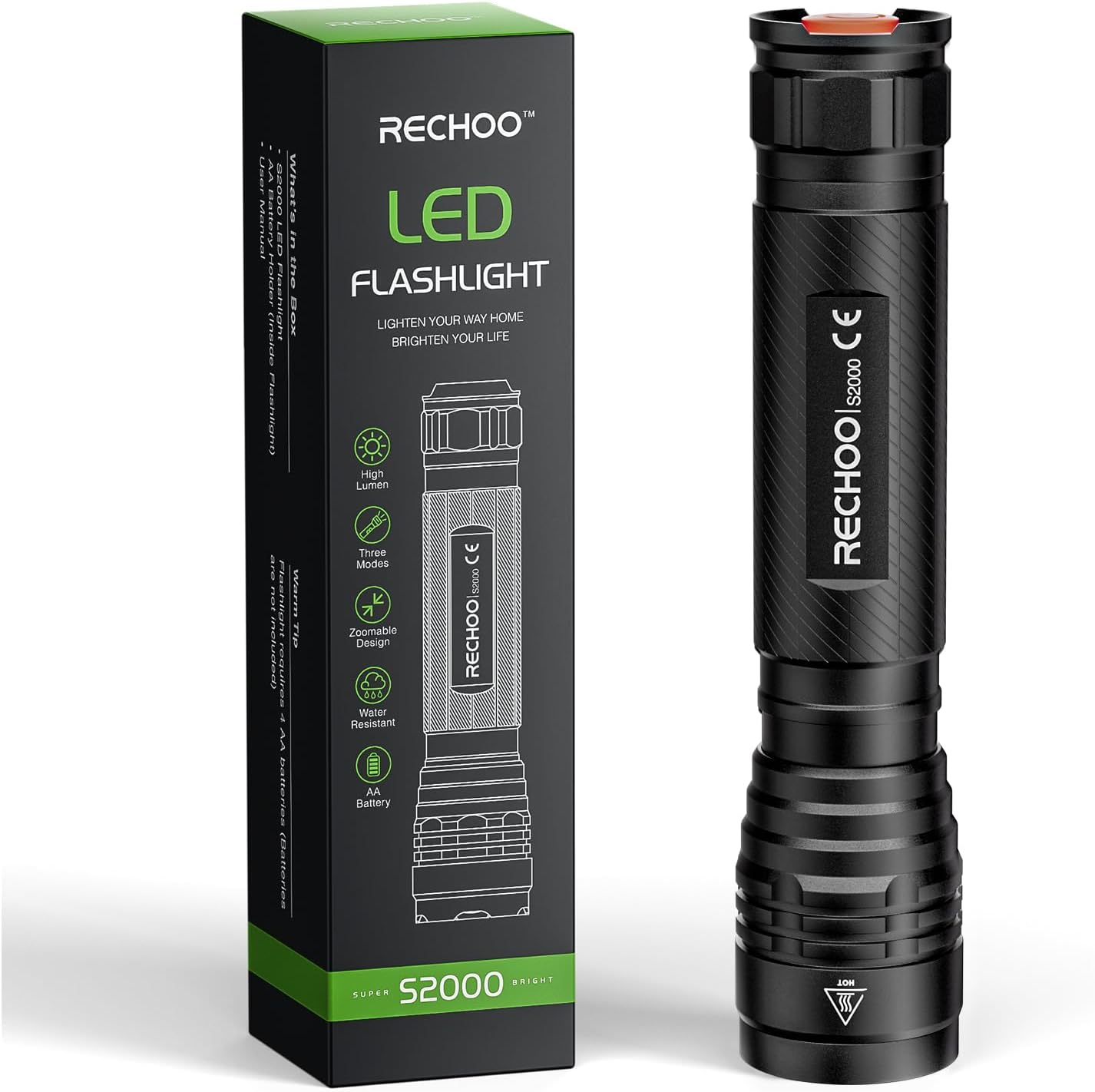 RECHOO S2000 LED Flashlight