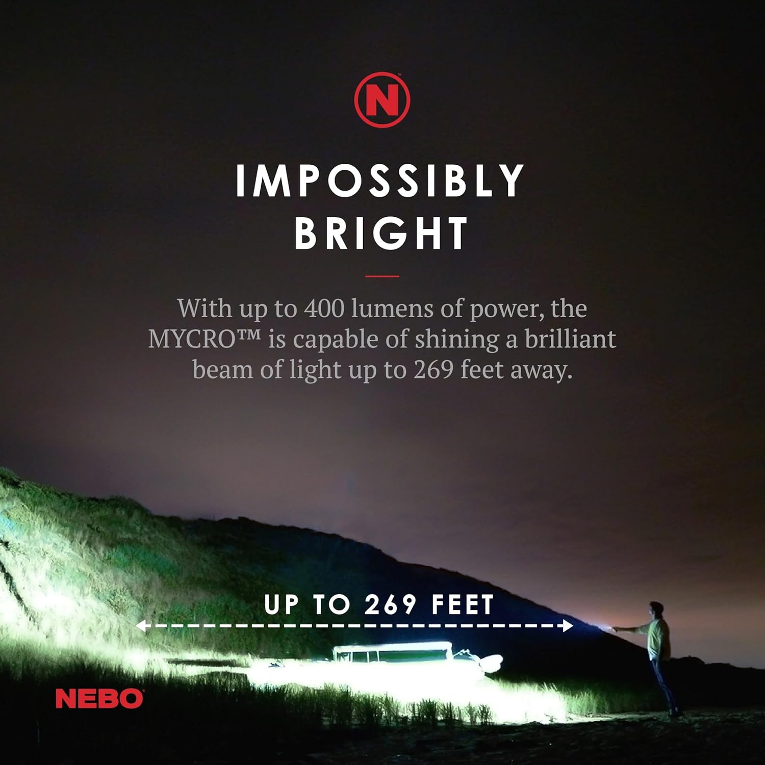 NEBO Mycro Rechargeable LED Flashlight Keychain