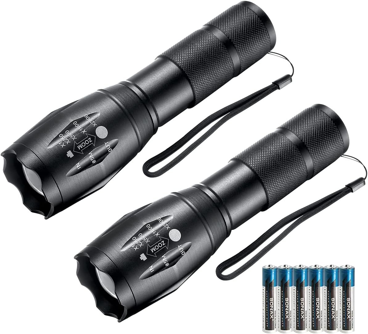Tactical Flashlights for Hiking Camping Emergency Use