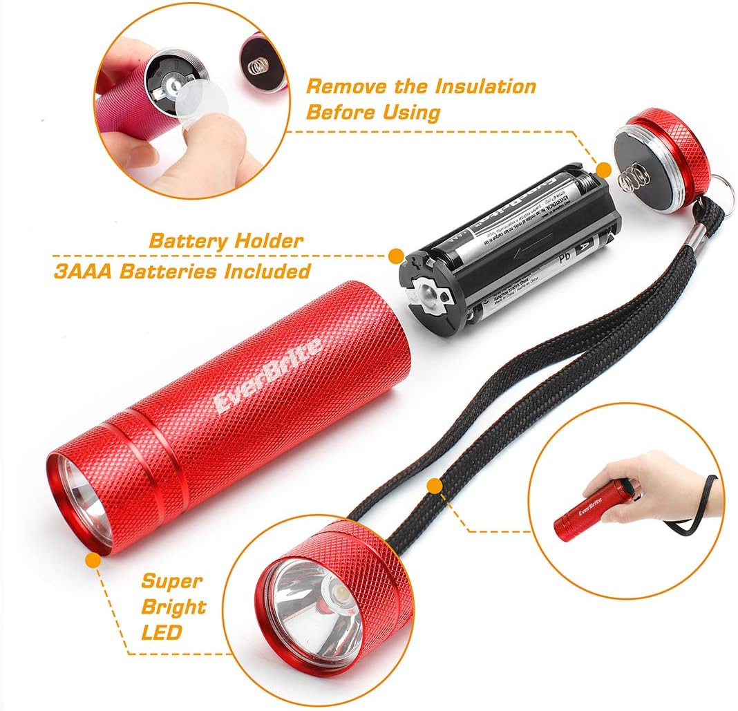 The 30-Pack Mini Flashlight Set Rechargeable Headlamp