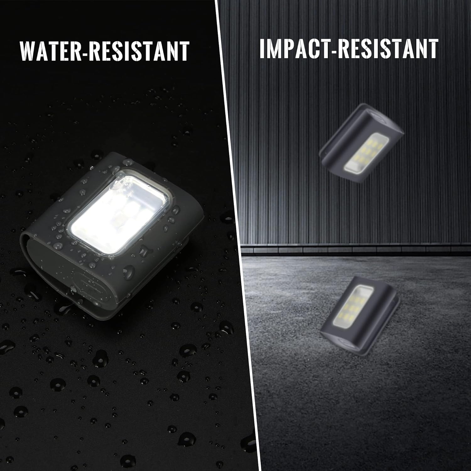 Bright clip-on night light