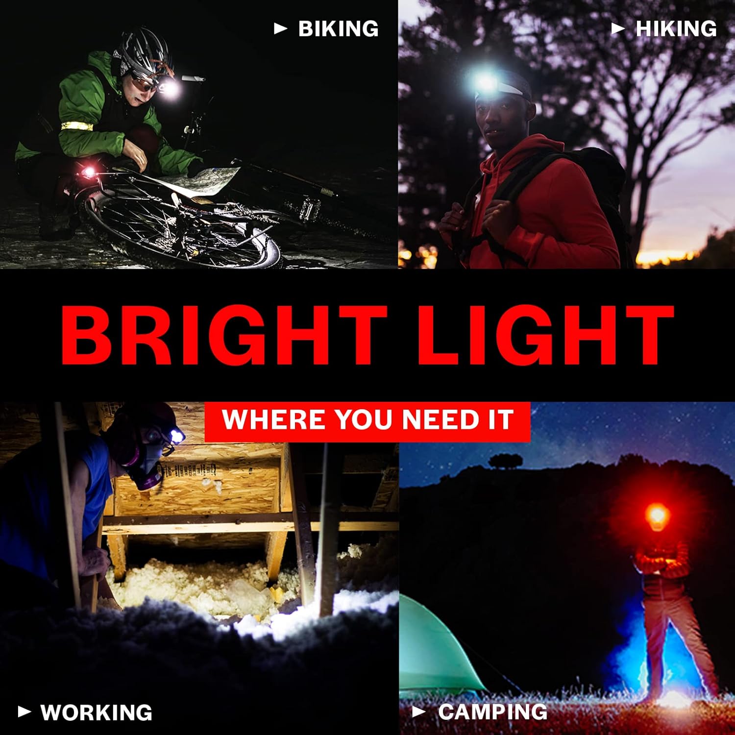 GearLight 2-Pack LED Headlamp