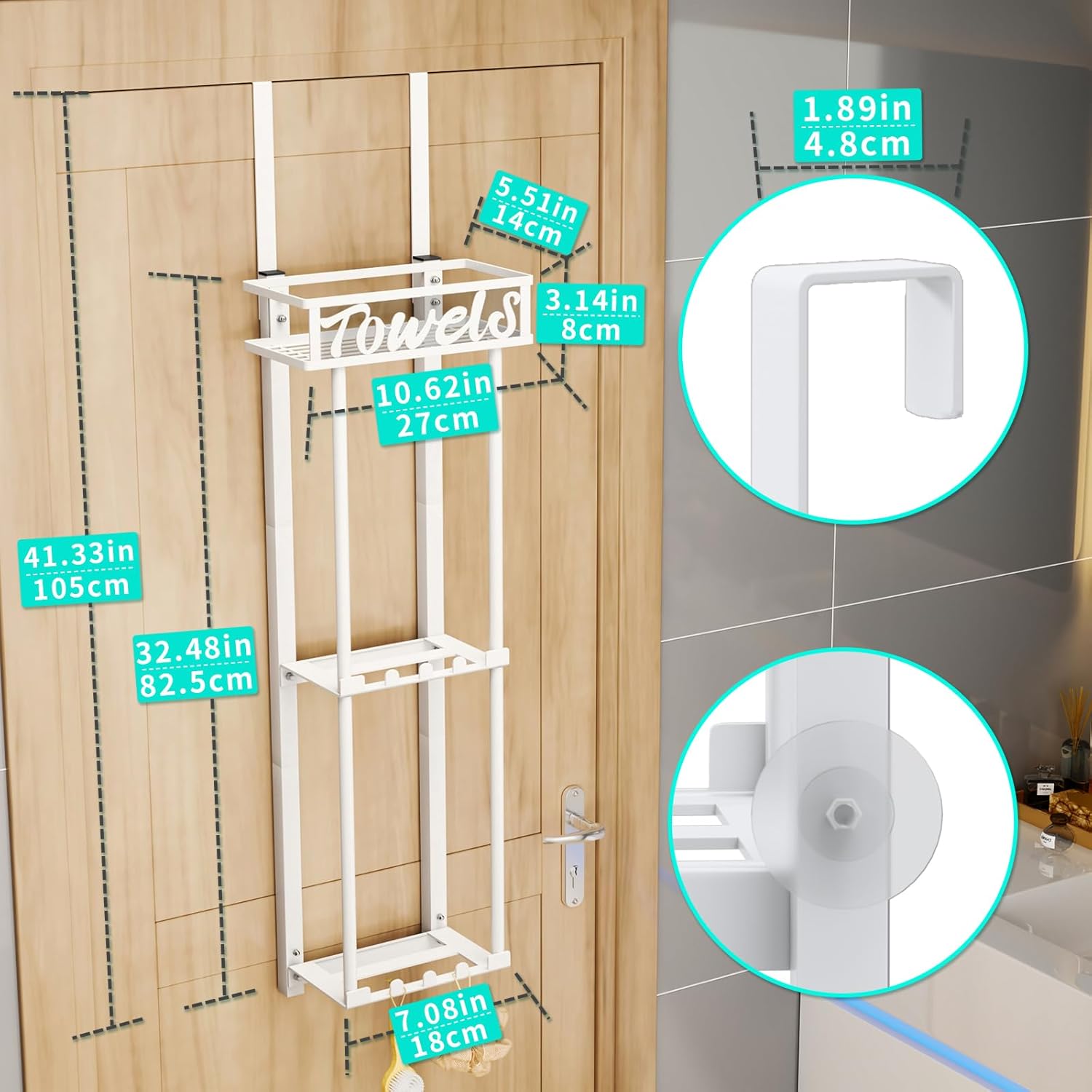 HapiRm Best Towel Rack