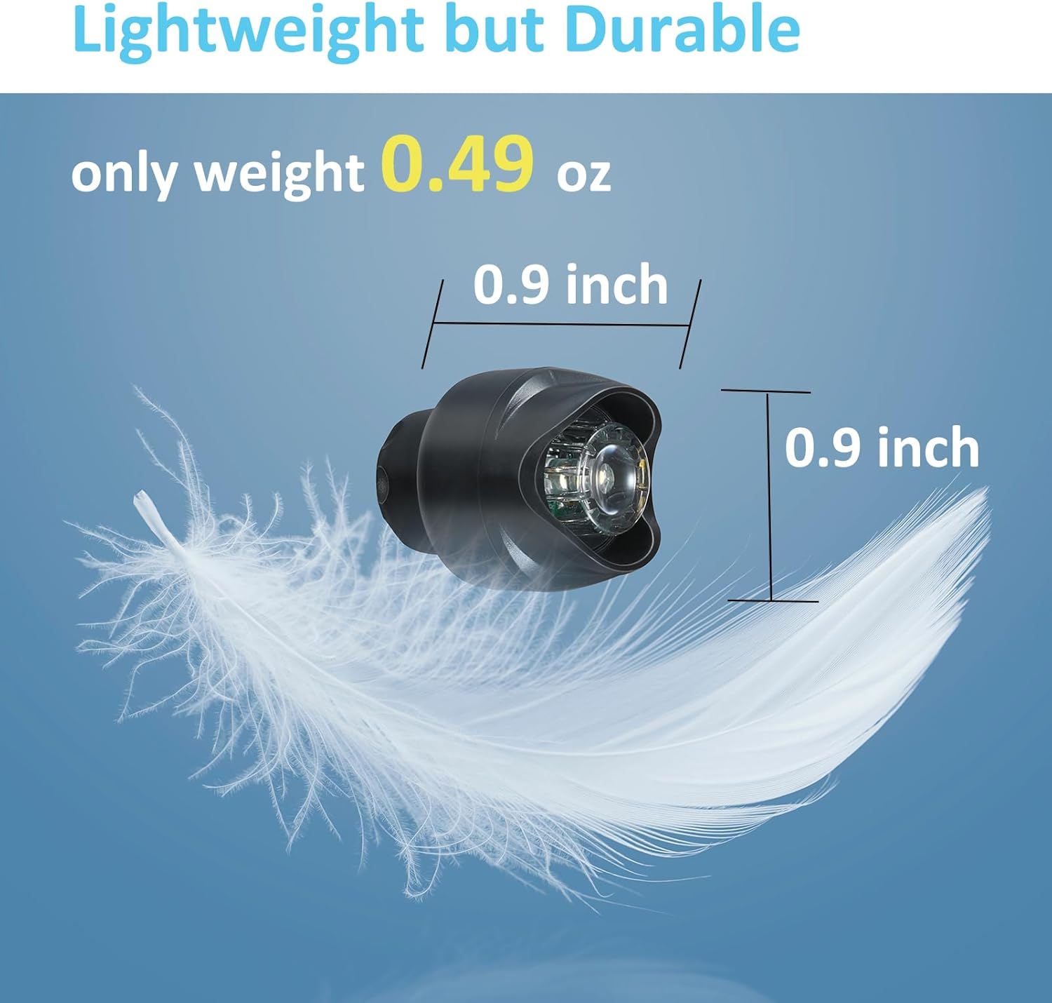 RAHAN 2-Piece Rechargeable Clip-On Shoe Lights