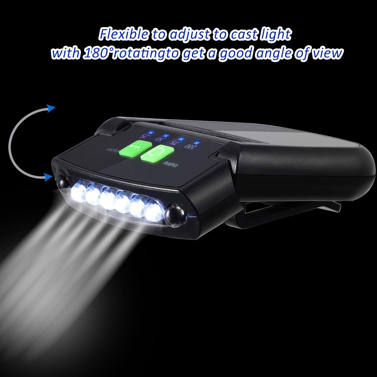 Mudder 2-Piece LED Cap Lights