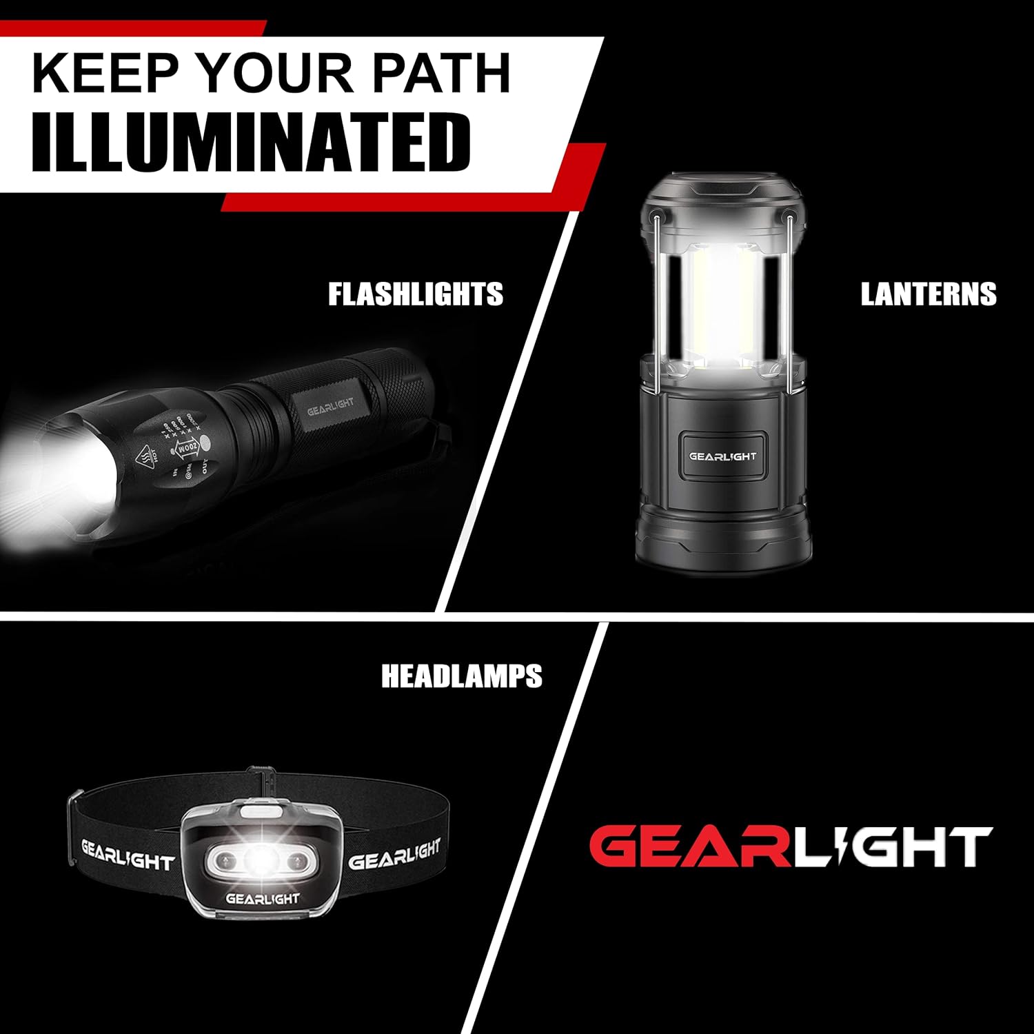 GearLight S1050 LED Flashlight
