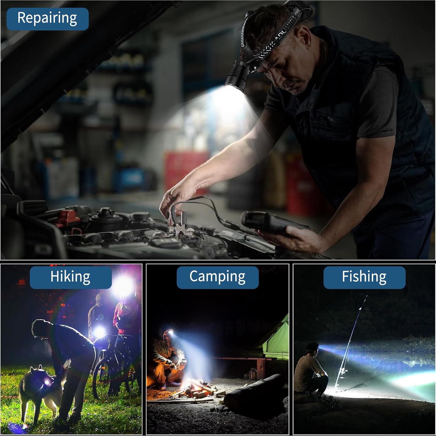 Bright Rechargeable Headlamp