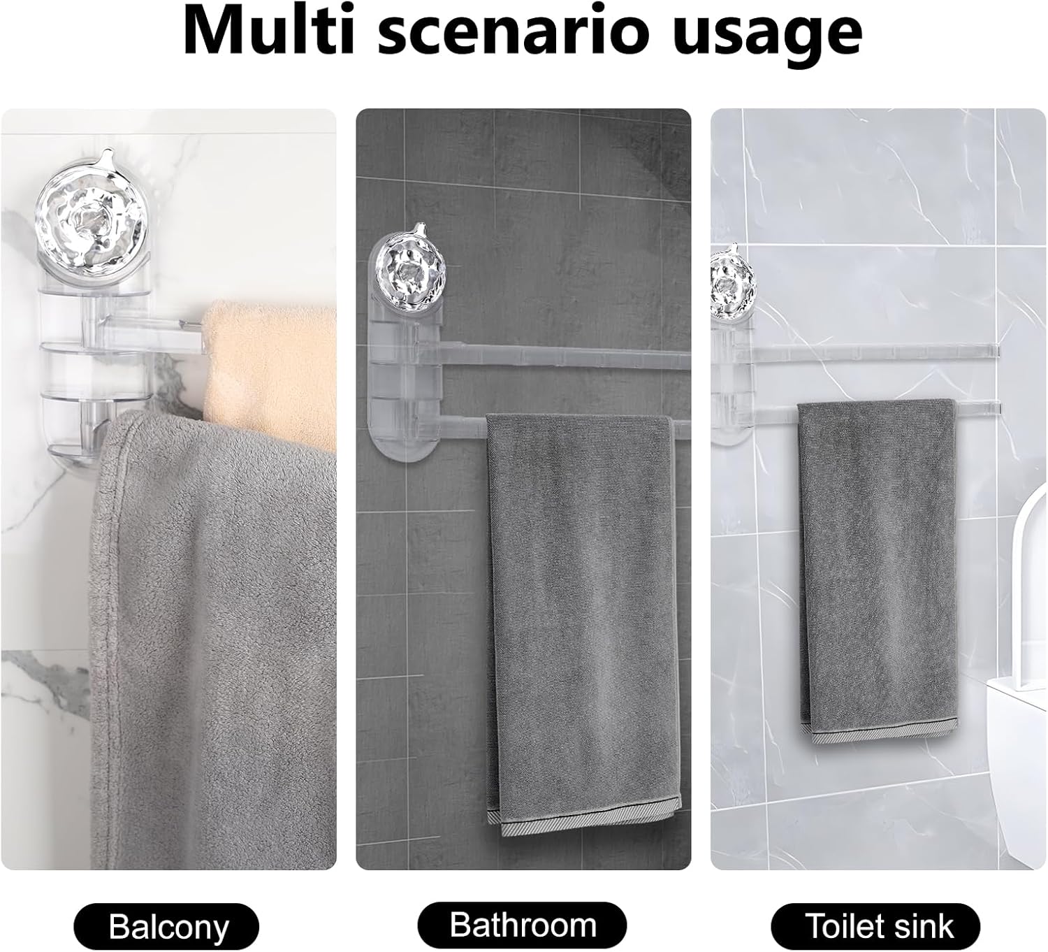 Perfect Double-Arm Towel Rack