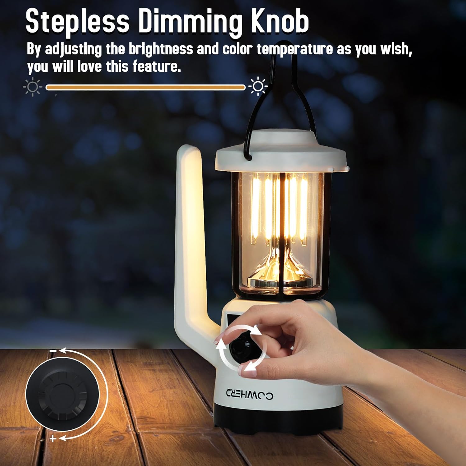 COWHERD Rechargeable Lantern Flashlight