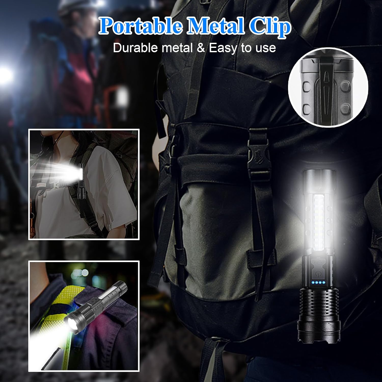 Sogidon Tactical Rechargeable Flashlight