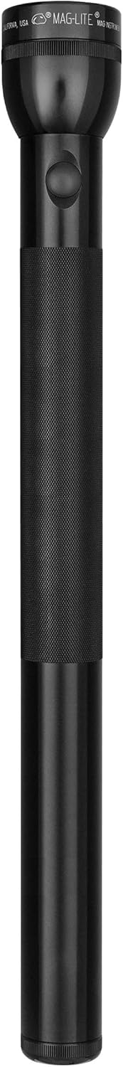 Maglite Heavy-Duty Incandescent 6-Cell D Flashlight Black - S6D016