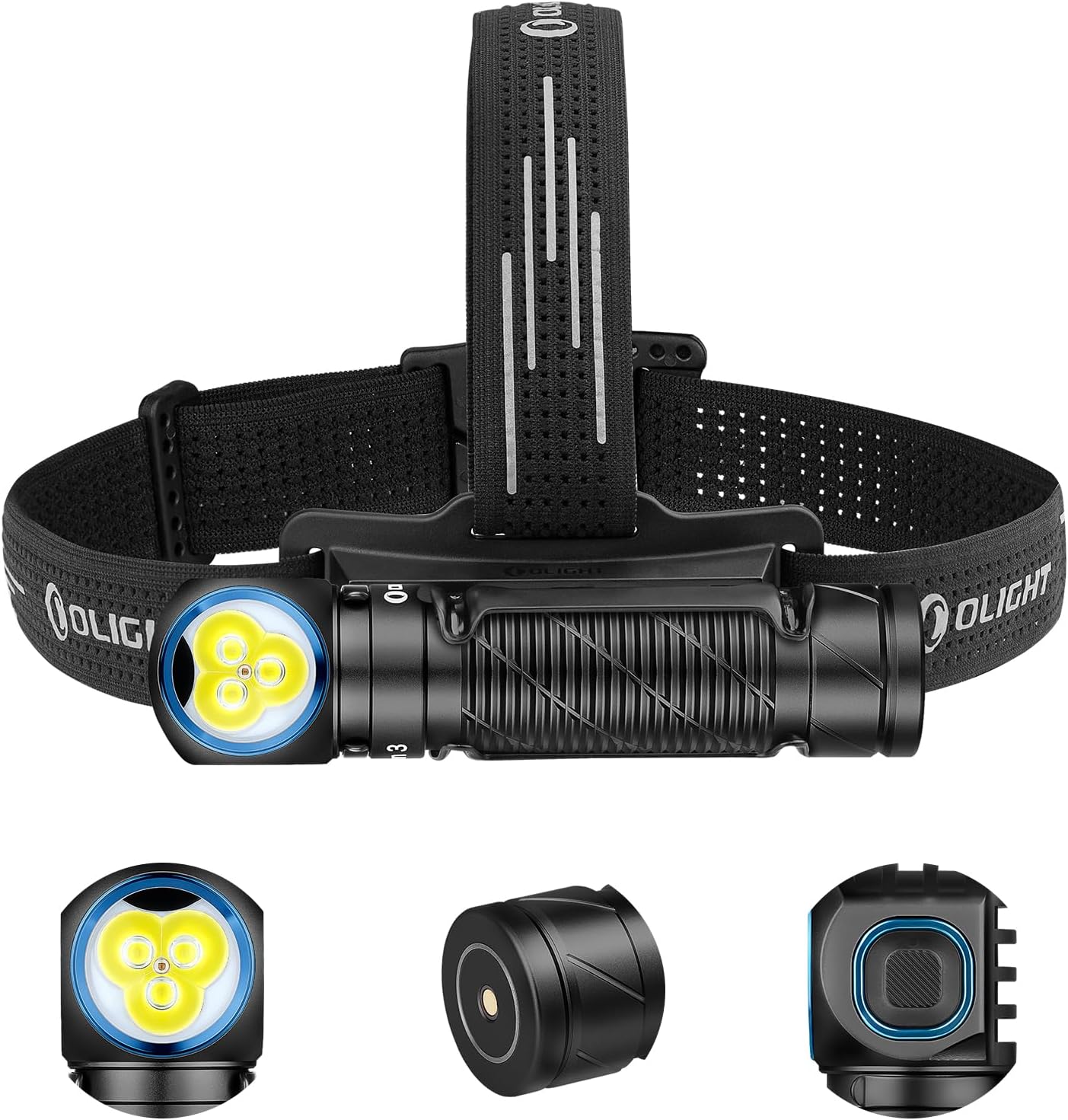 Perfect LED Headlamp 3000 Lumens Red Light Rechargeable waterproof durable