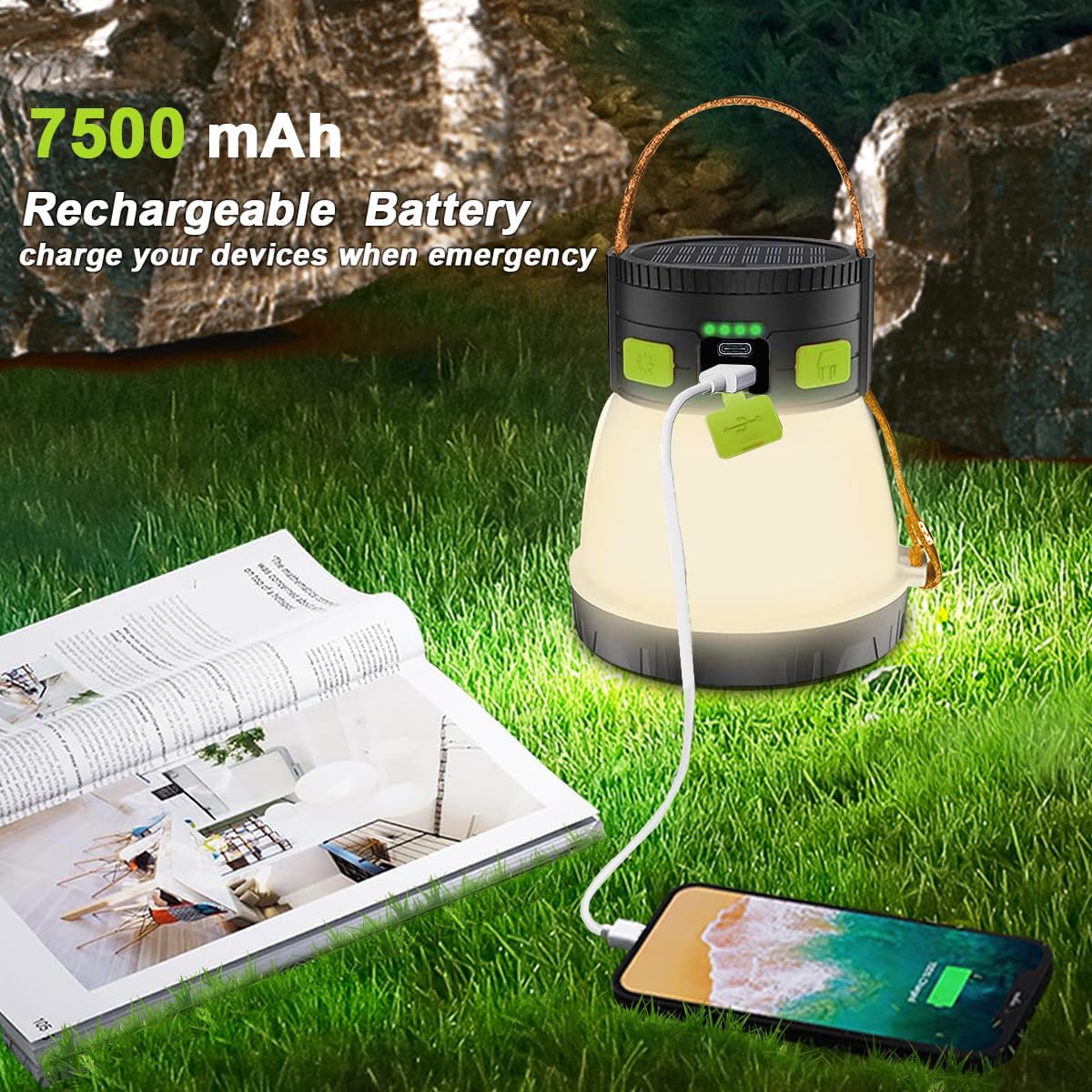 8-in-1 LED Camping Lantern