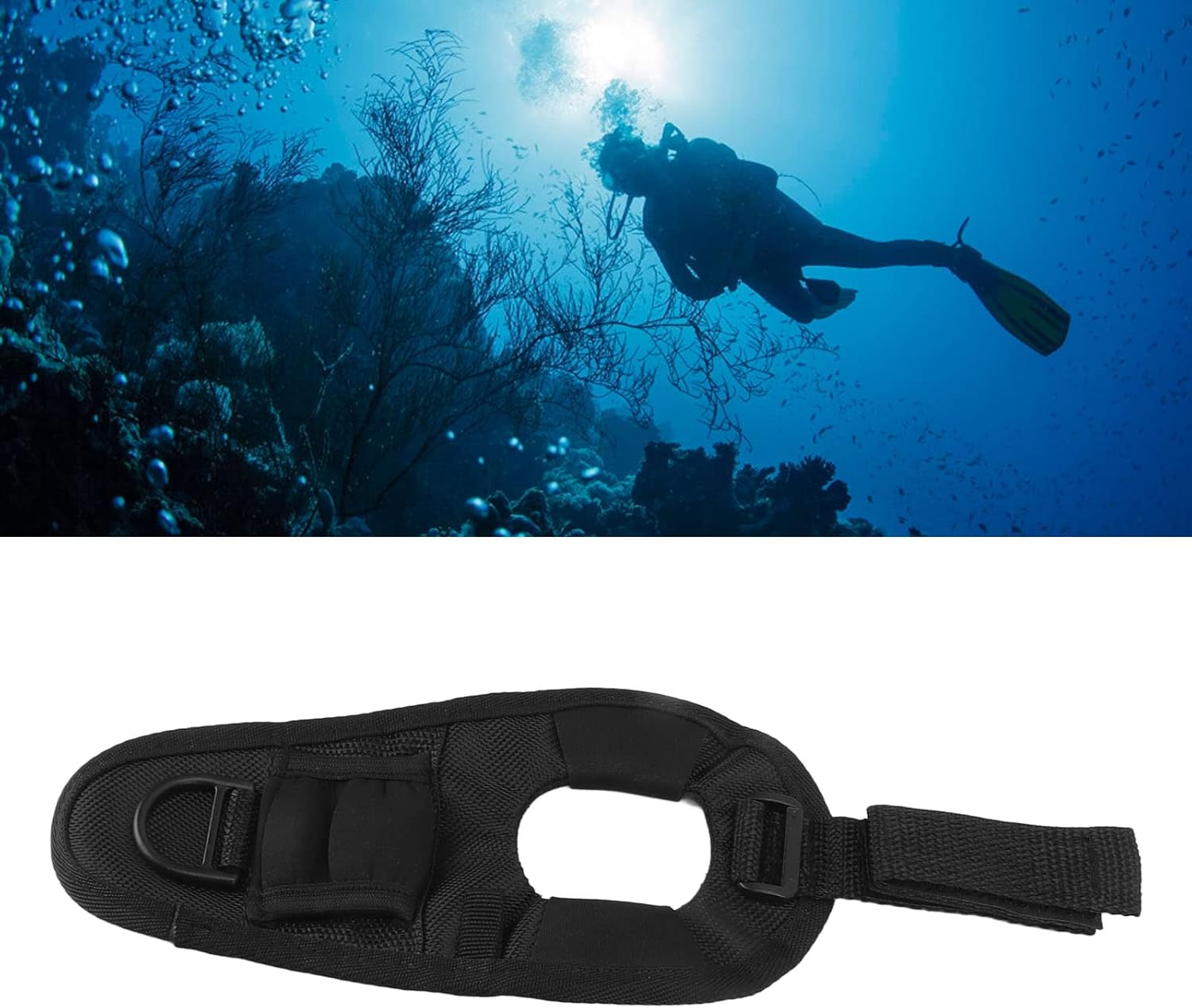 Adjustable Diving Flashlight Gloves Hands-Free Protection for Divers