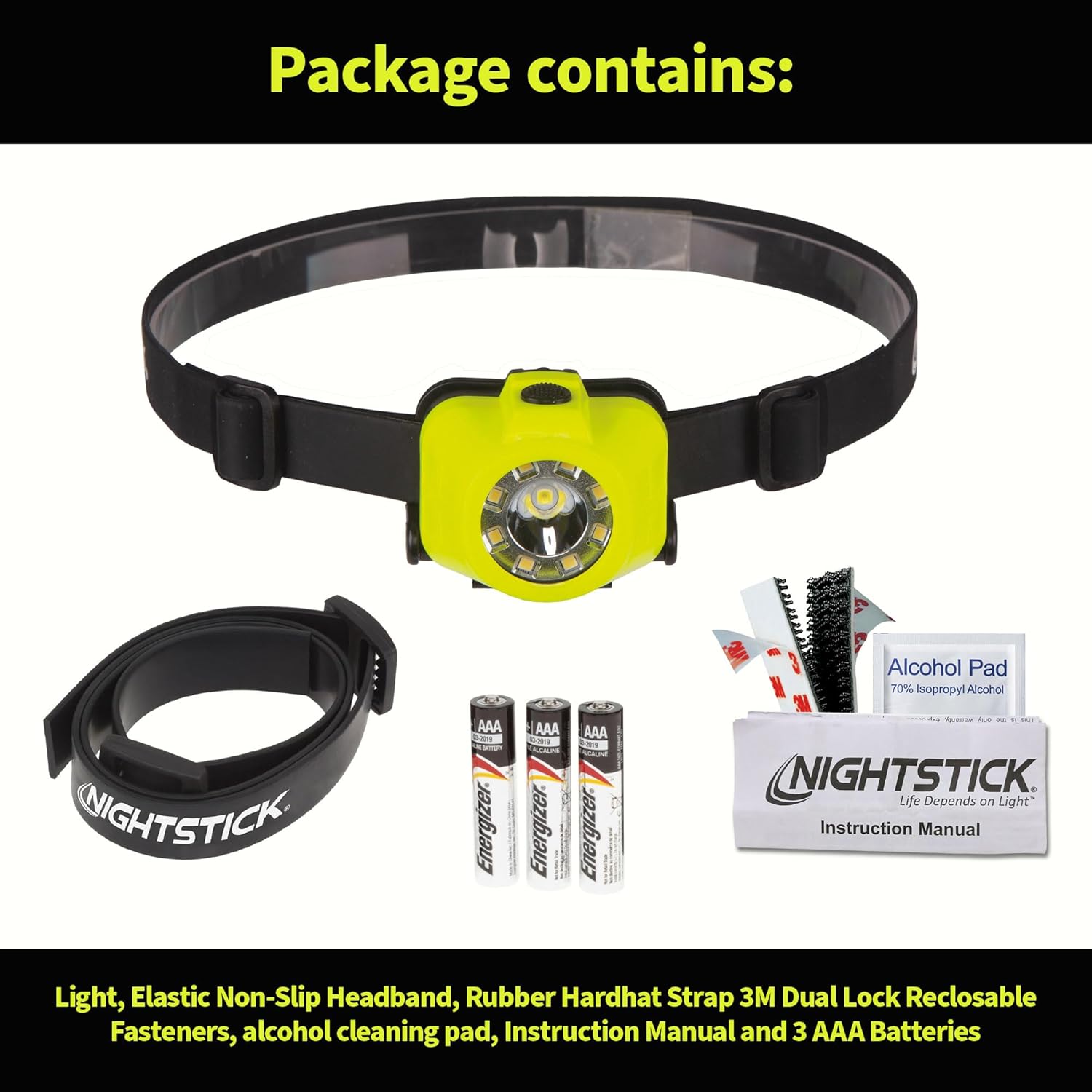 Nightstick XPP-5453G Dual-Light Camping Headlamp