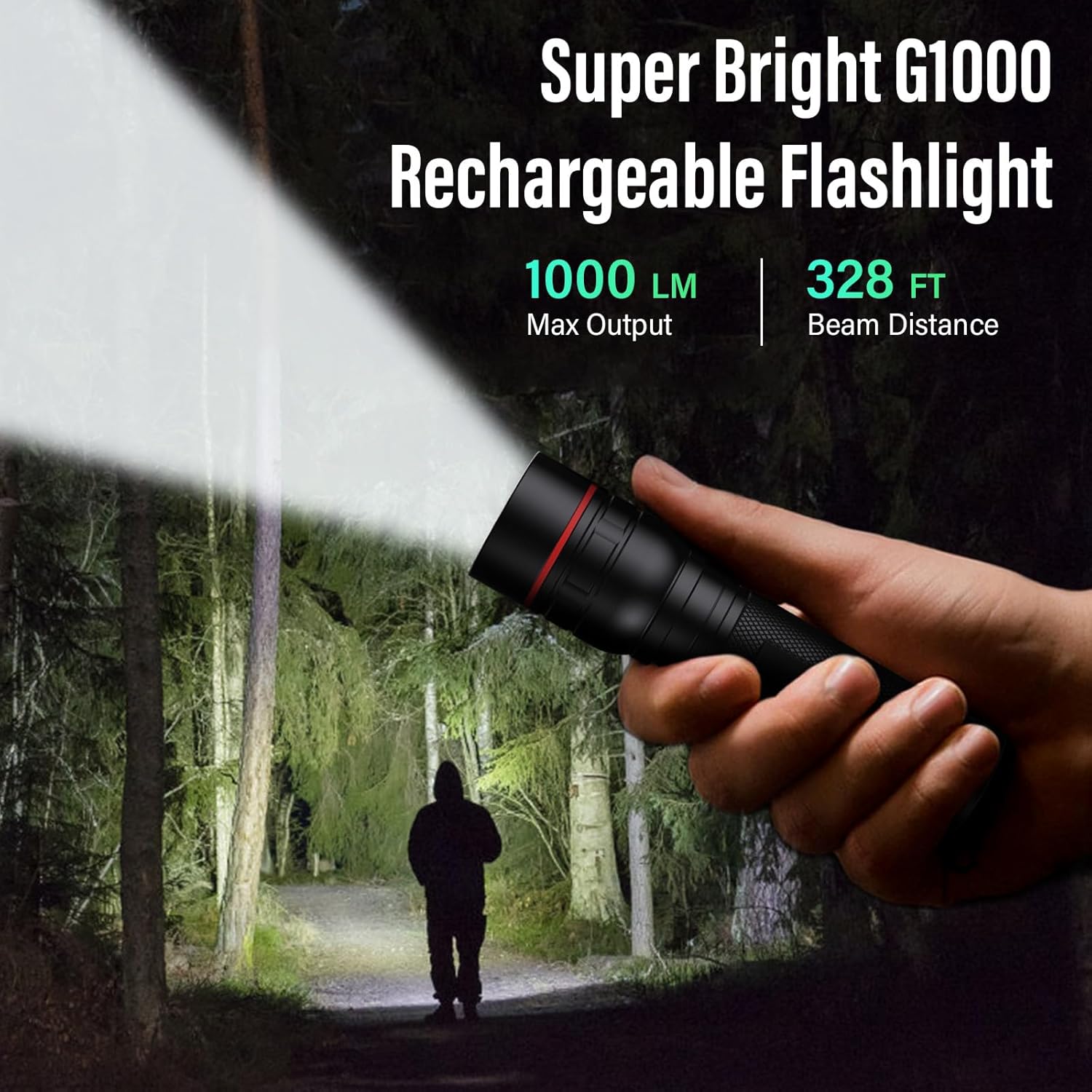 RECHOO Rechargeable Flashlight
