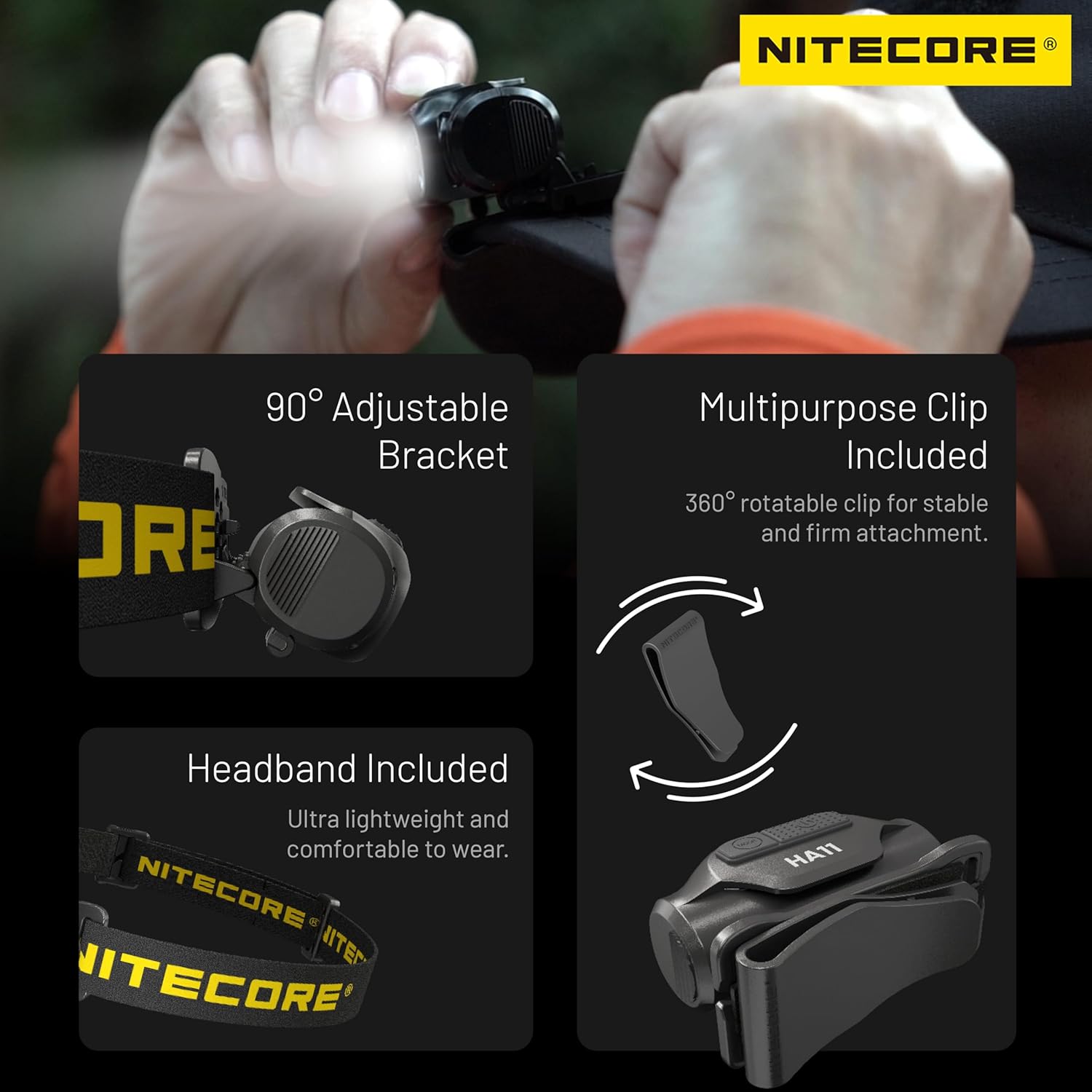 Nitecore HA11 Bright Durable and Portable Headlamp