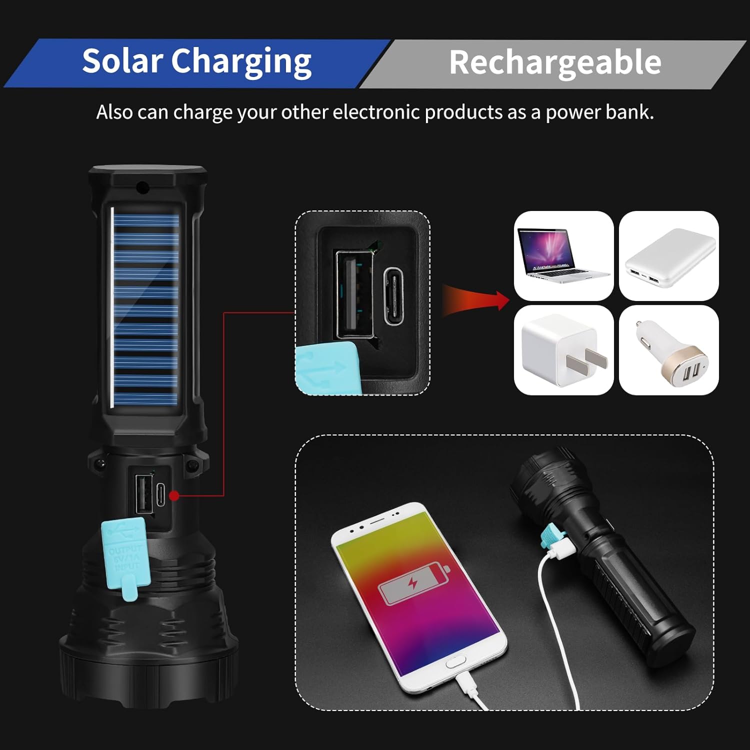 Ultimate Solar Survival Flashlight
