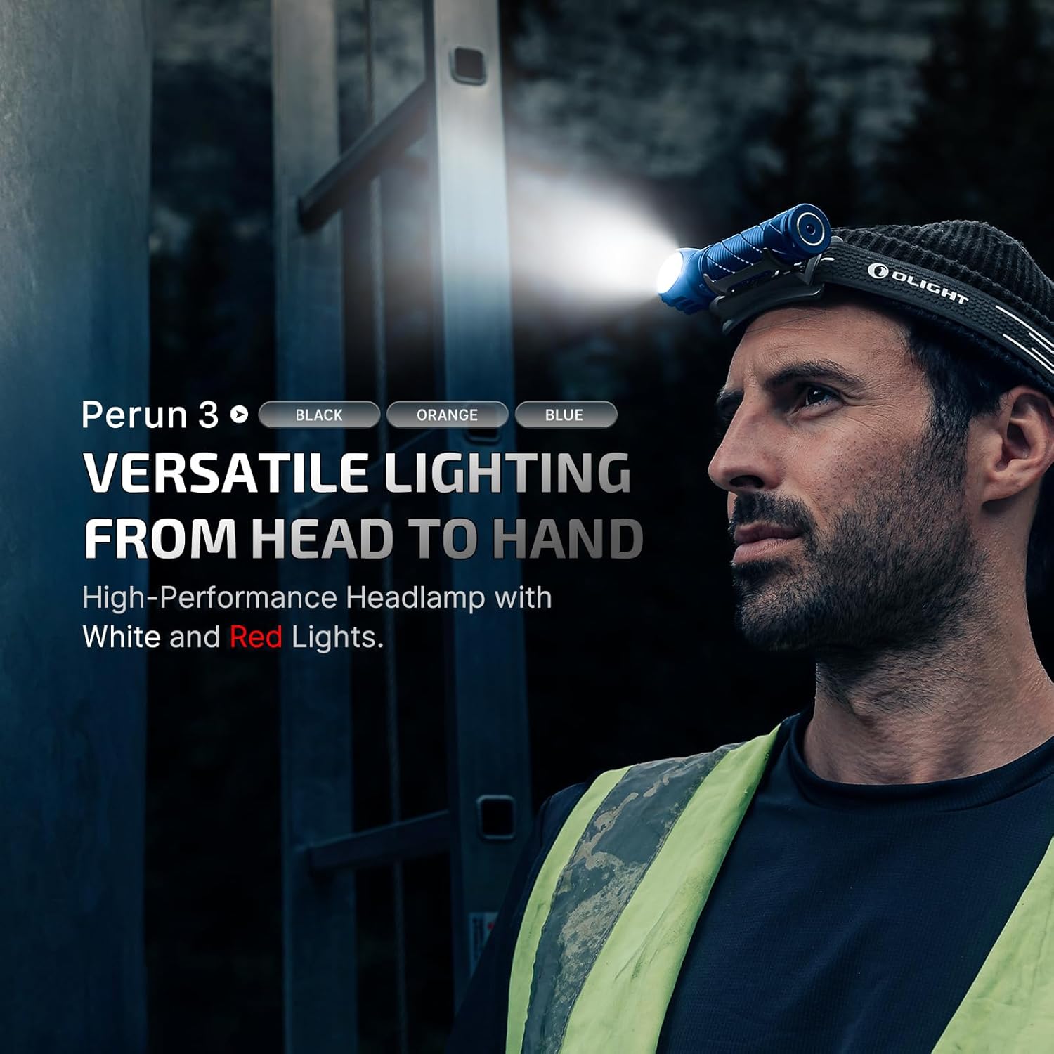 OLIGHT Perun 3 Rechargeable Headlamp Compact EDC Flashlight