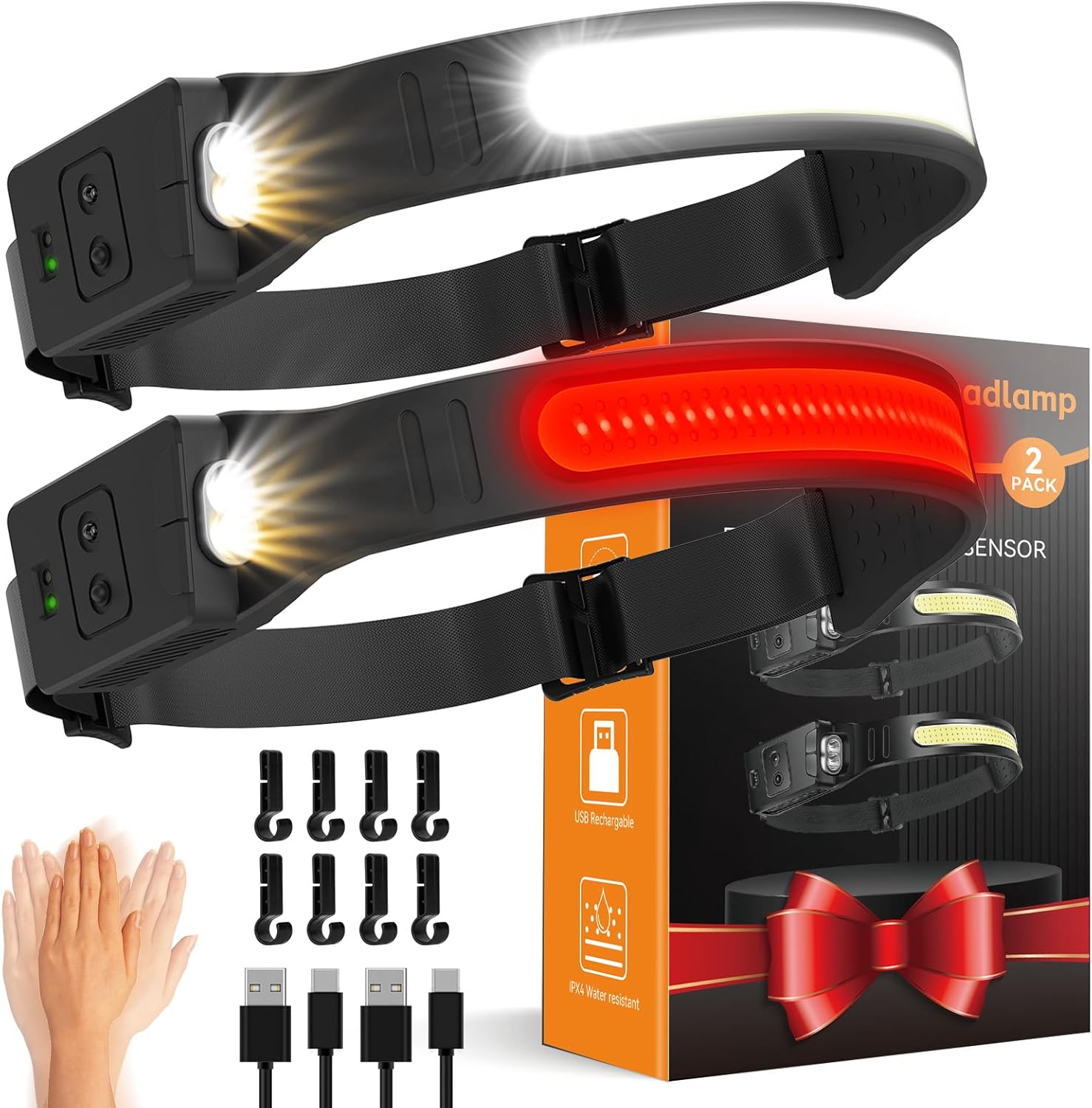 Durable and Bright 230 Headlamp for Adults