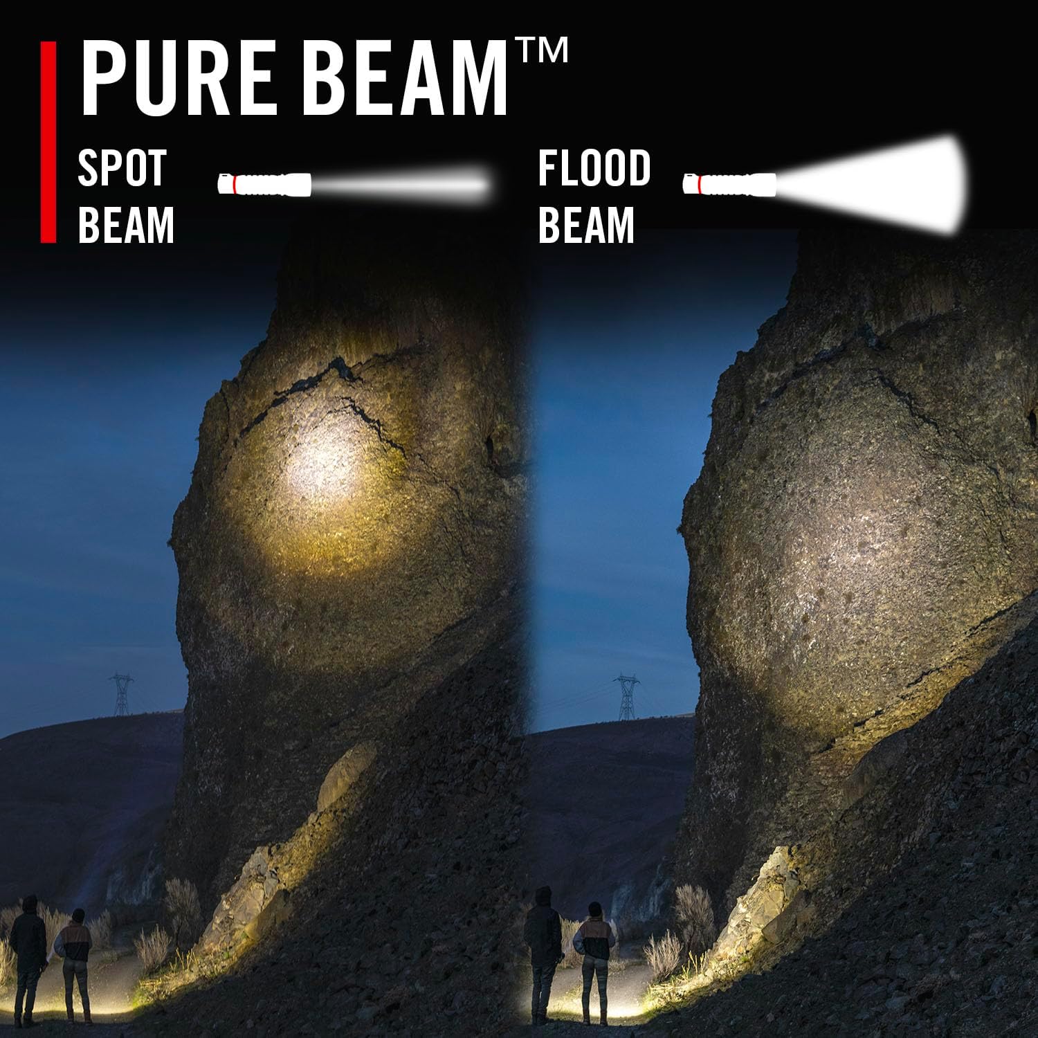 Coast XPH34R Headlamp Pure Beam Rechargeable Magnetic