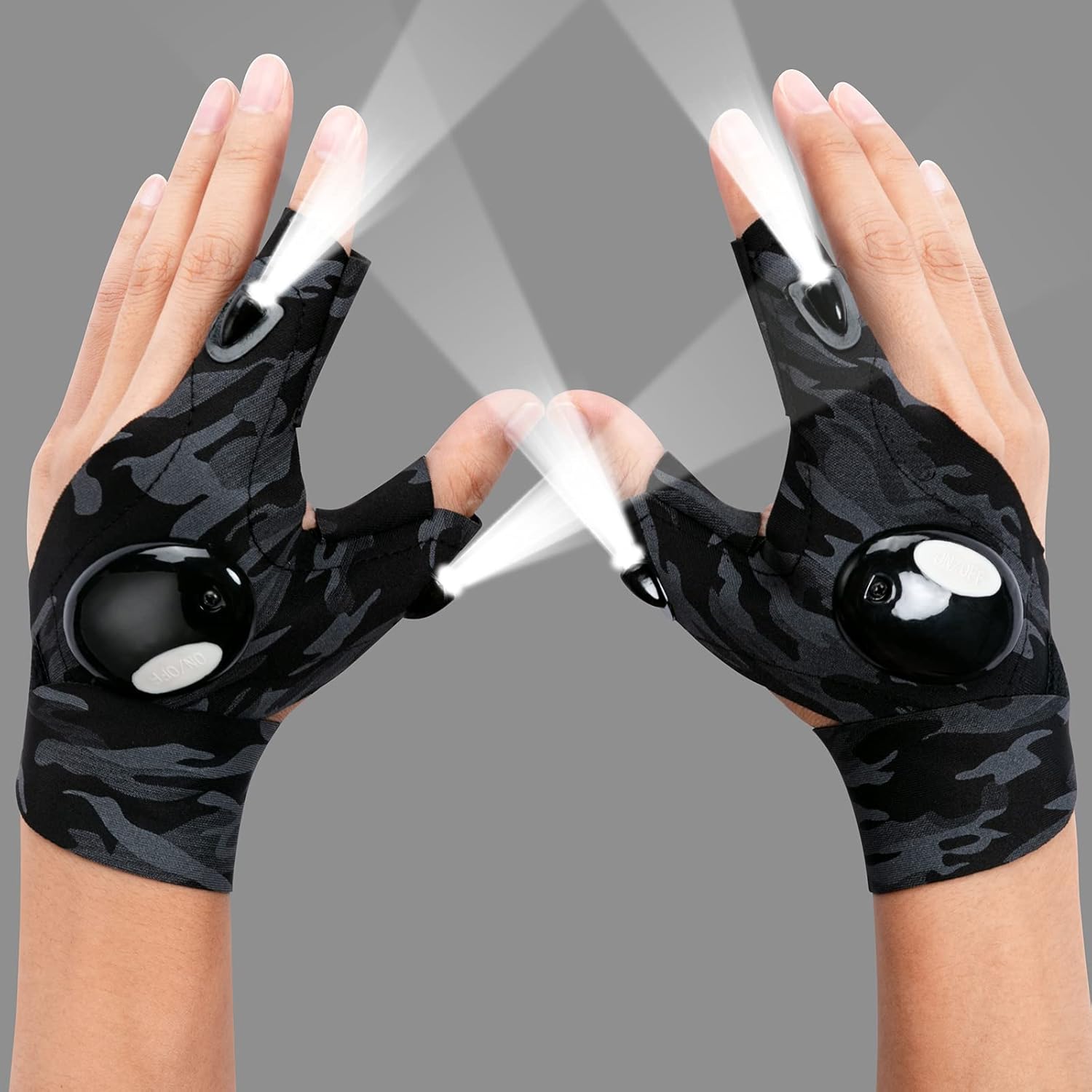 ThxToms Dads Best Gift LED Fish trolling Camping Fishing Glove 100 satisfaction guarantee