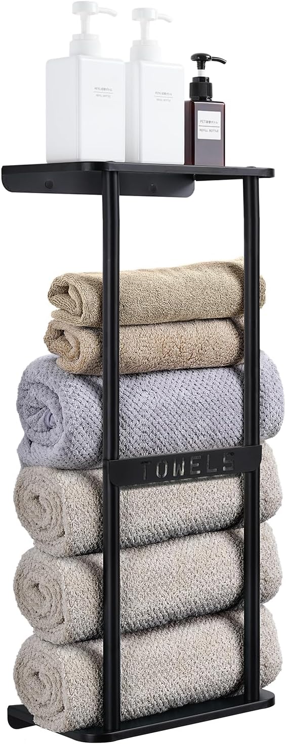 ULUPJ Compact Towel Rack for Small Spaces