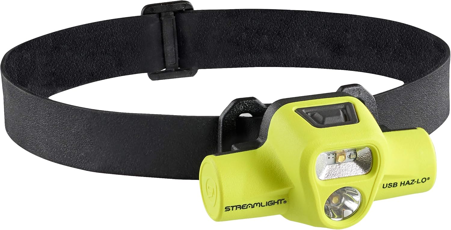 Streamlight USB HAZ-LO Headlamp with Intrinsically Safe Features