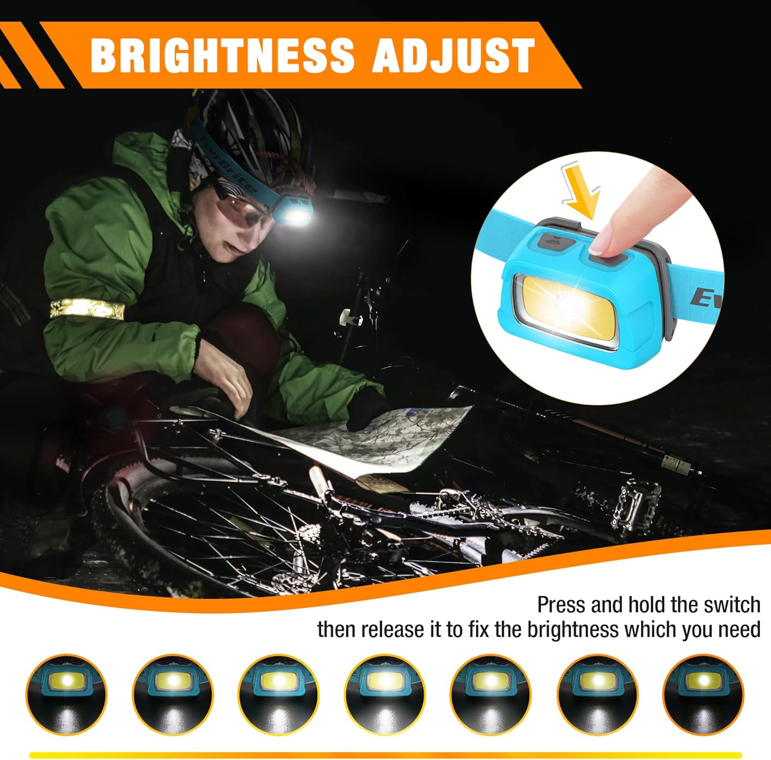EverBrite 3-Pack Camping Lights and Rechargeable Headlamp Bundle