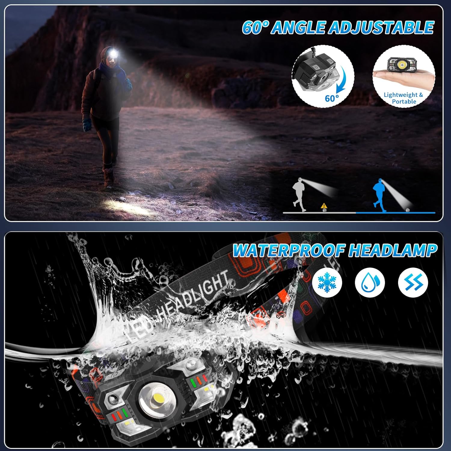 Staaricc Rechargeable Headlamp Red Light