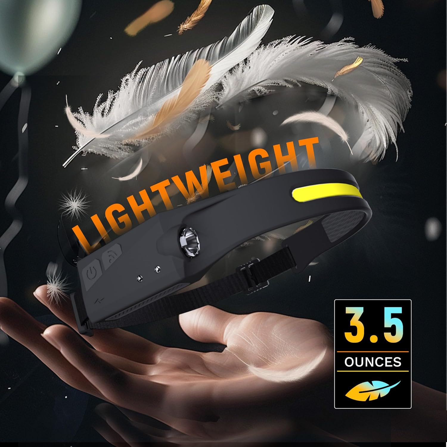 Bright 3-Pack Rechargeable Headlamp for Cycling Hiking