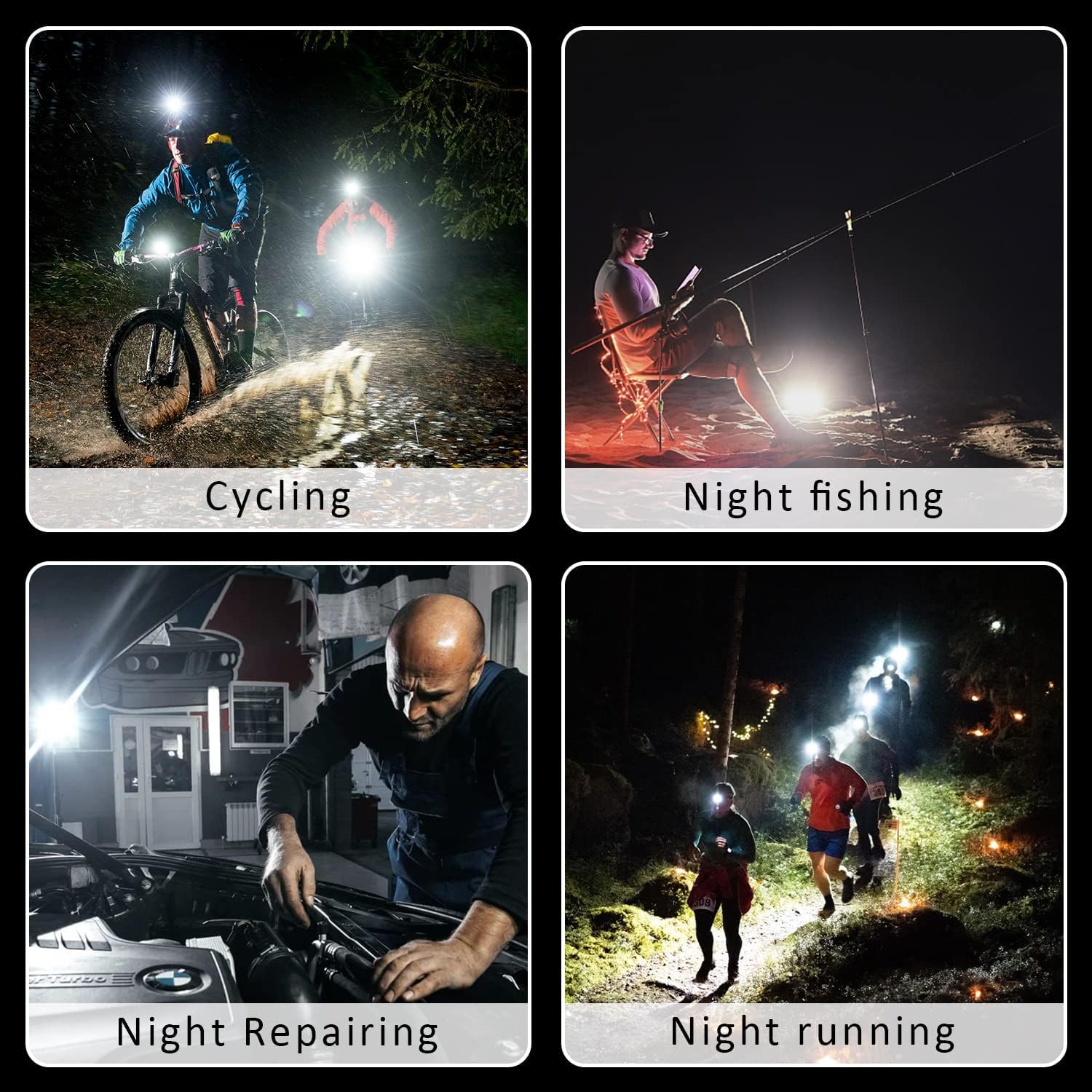 MAKDAK Work Light Keychain 4 Modes