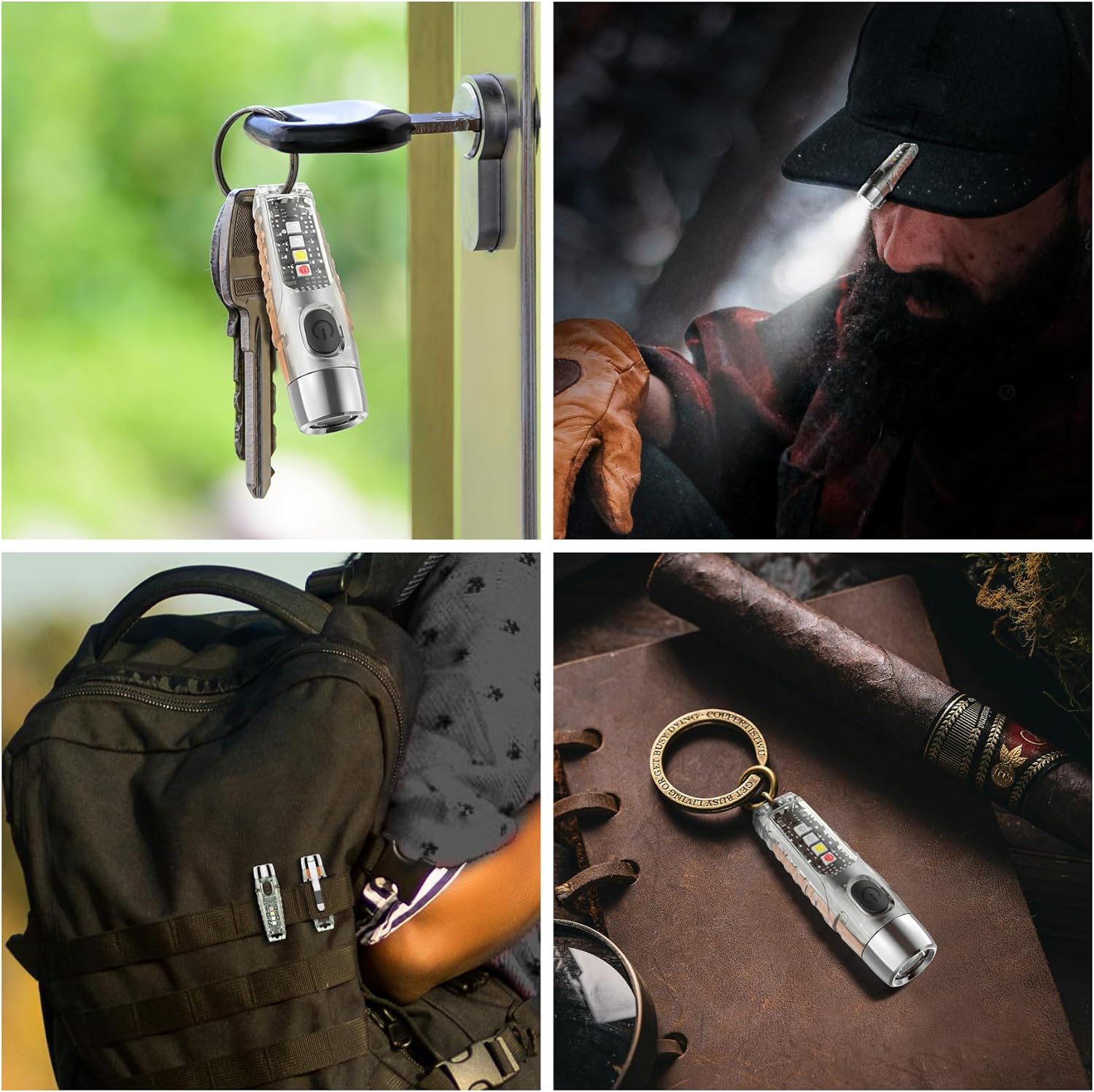 TUNENGE S12Plus Compact Rechargeable Multifunctional Outdoor Flashlight