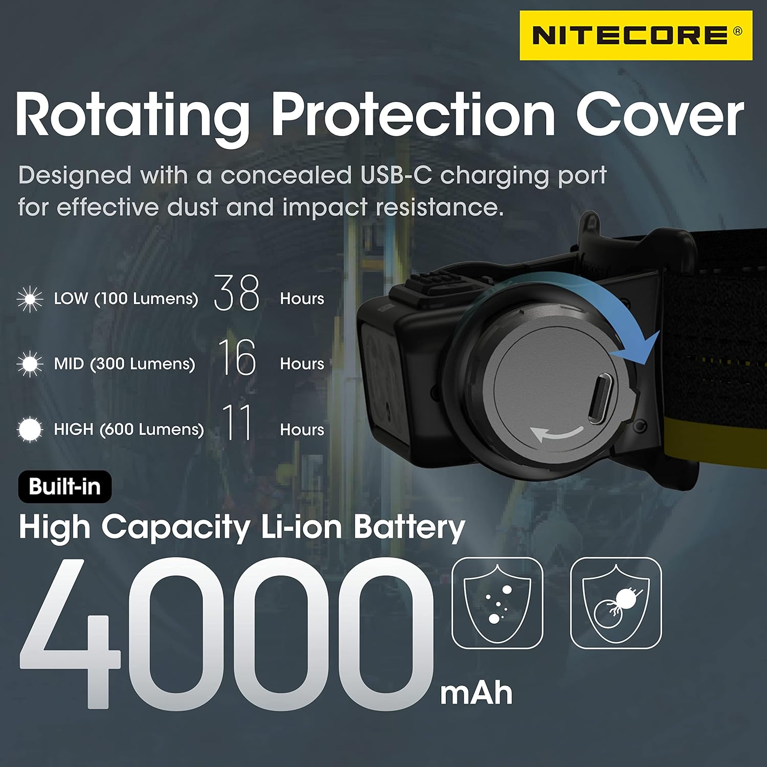 Nitecore NU50 1400 Lumens