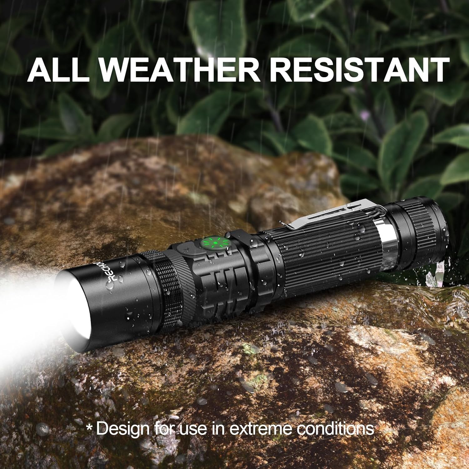 RECHOO Rechargeable Flashlight WaterproofE DC Tool