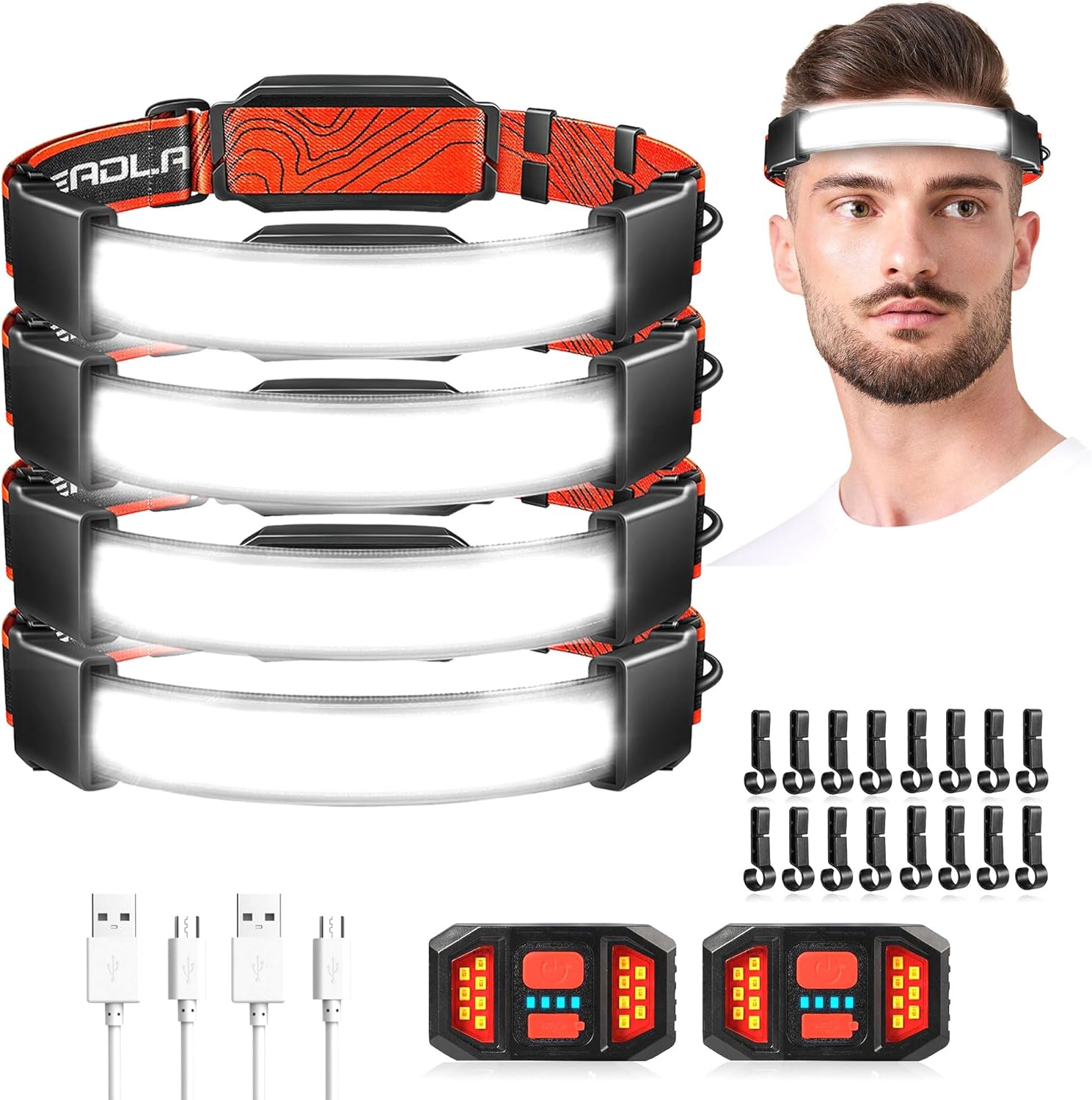 Bright Waterproof Headlamp for