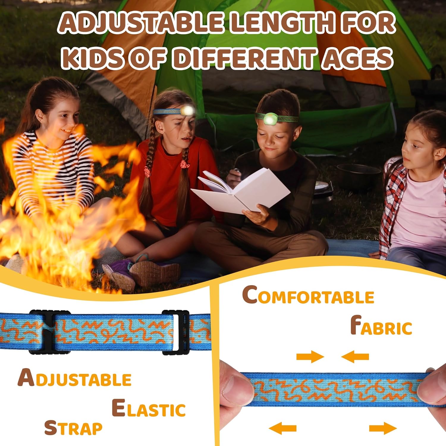 EverBrite Kids Rechargeable LED Headlamp with RGB