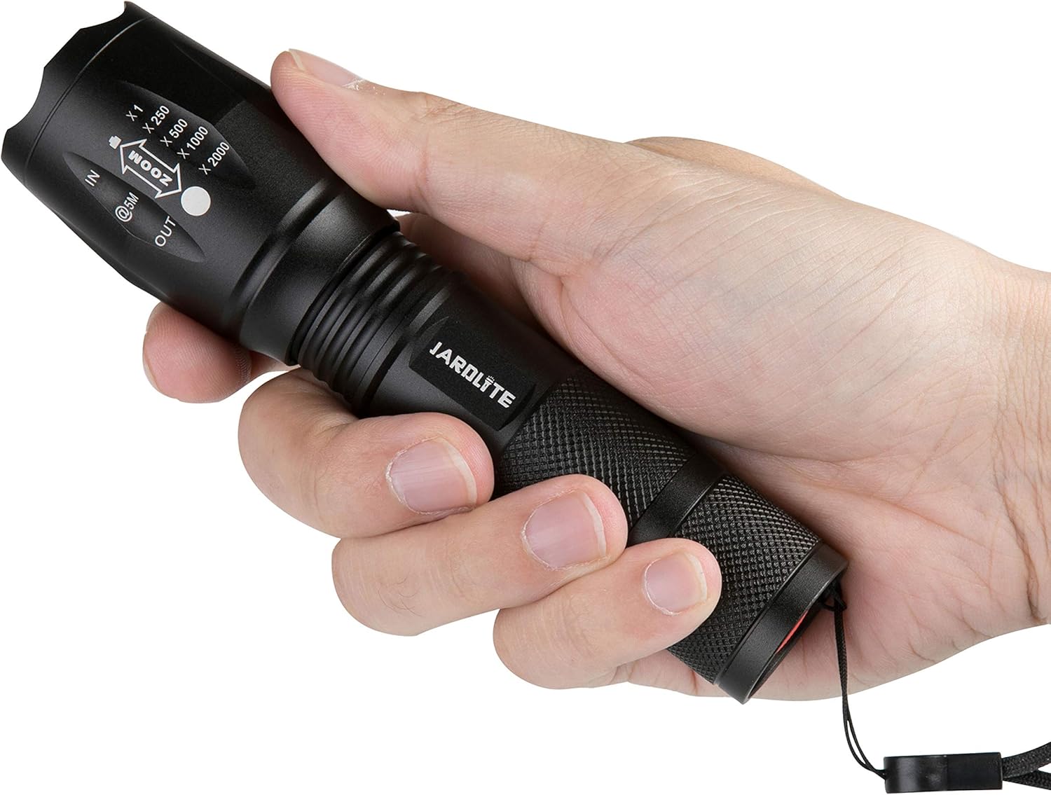 Adjustable Focus 4-Piece LED Handheld Flashlight Best for Hurricane Prep