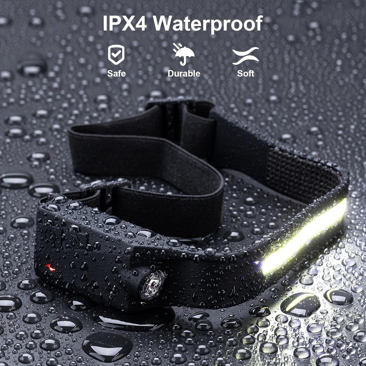 6-Piece Rechargeable LED Headlamp Set