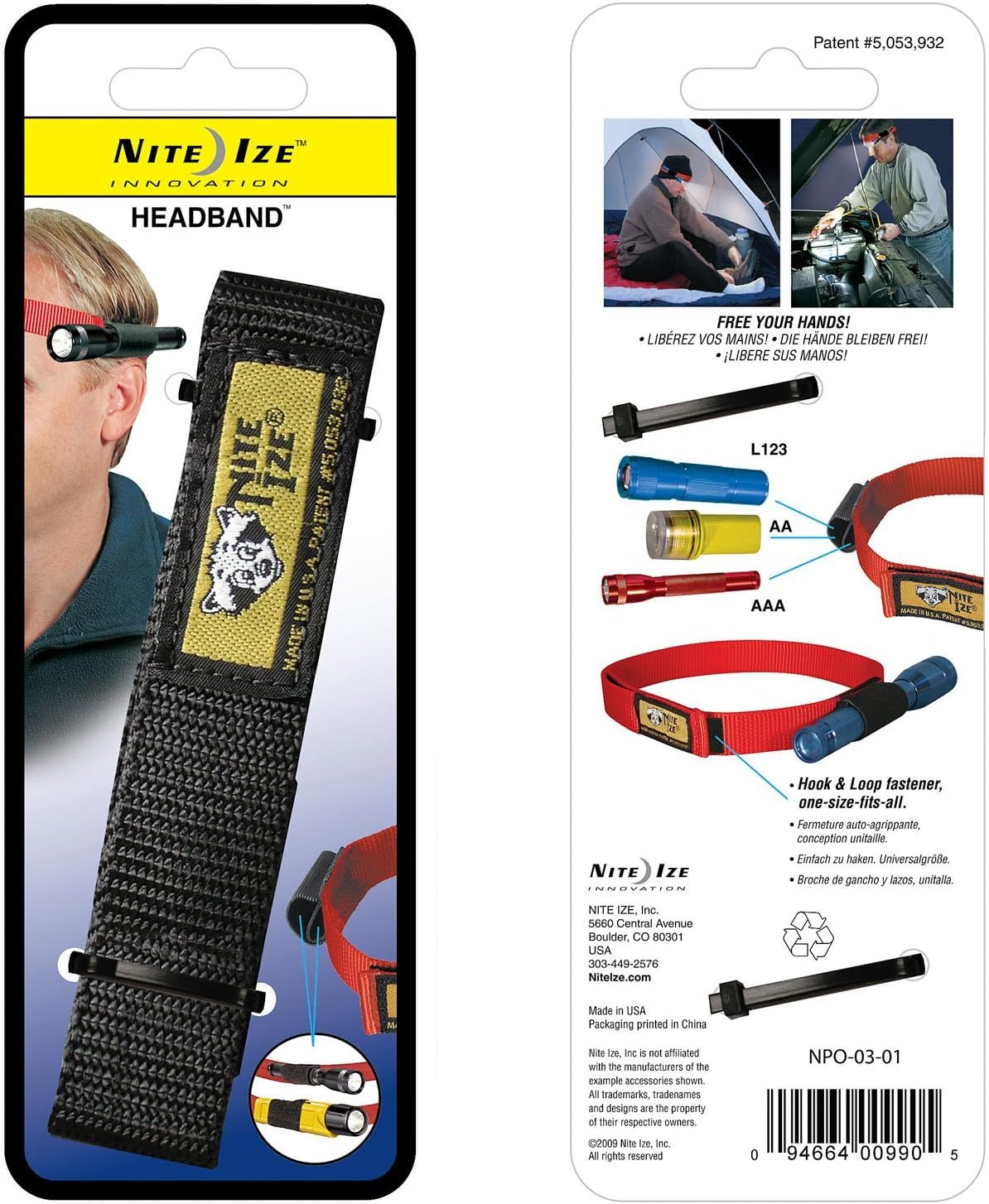 Nite Ize Headband Flashlight Holder