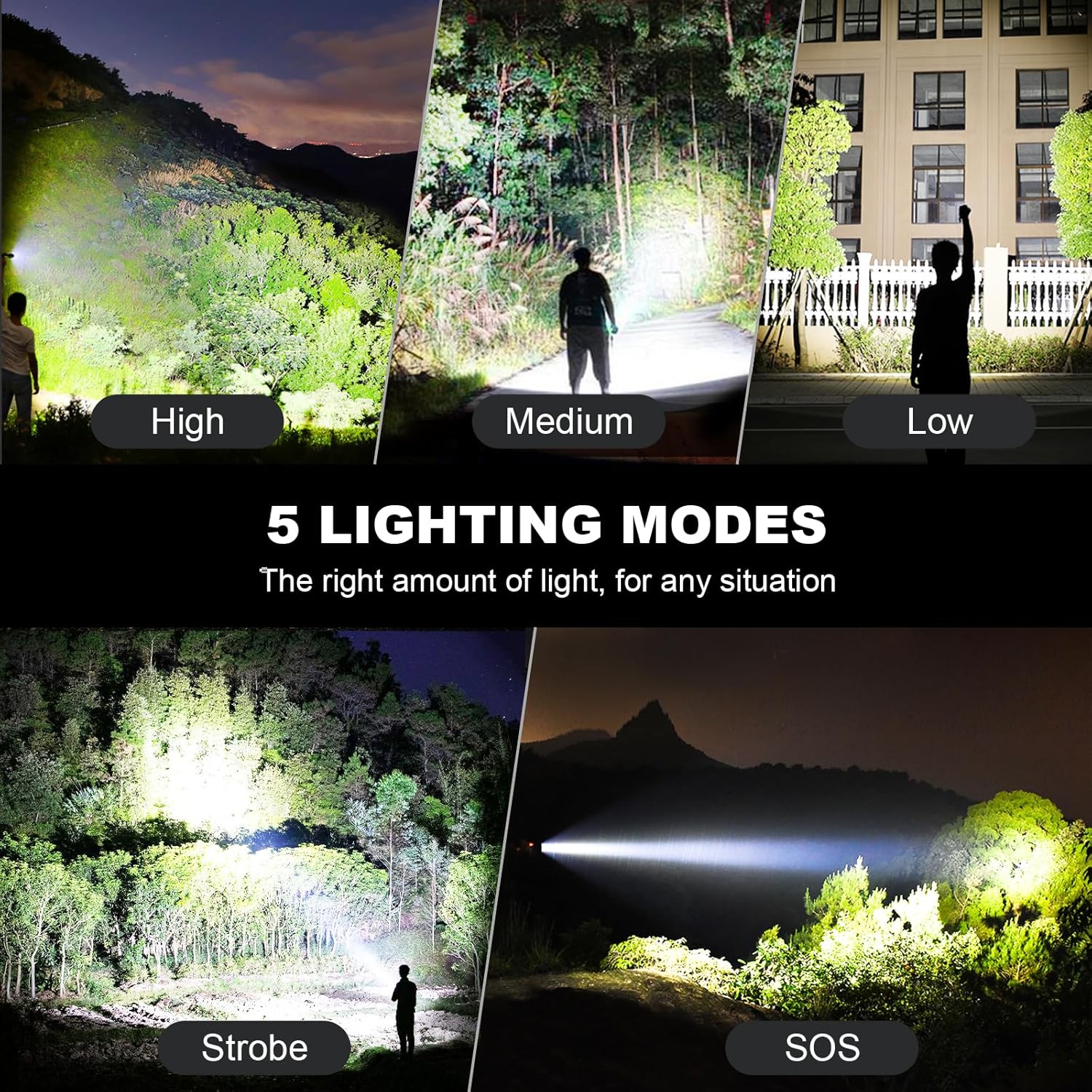 Bright Portable 990000 Lumens for Home Camping Hiking