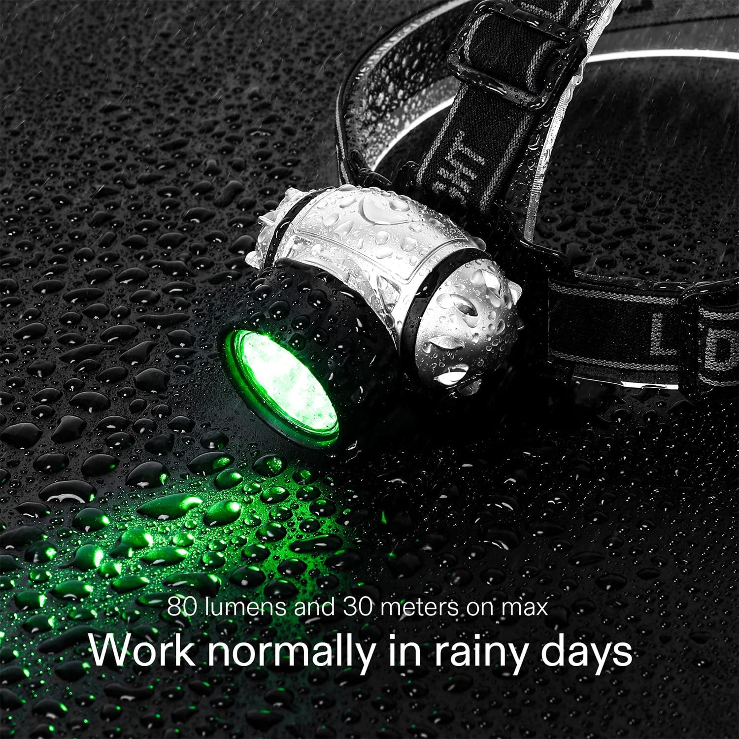 VIVOSUN 2 Pack 19 Bulb Green Light Headlamp for Grow Room