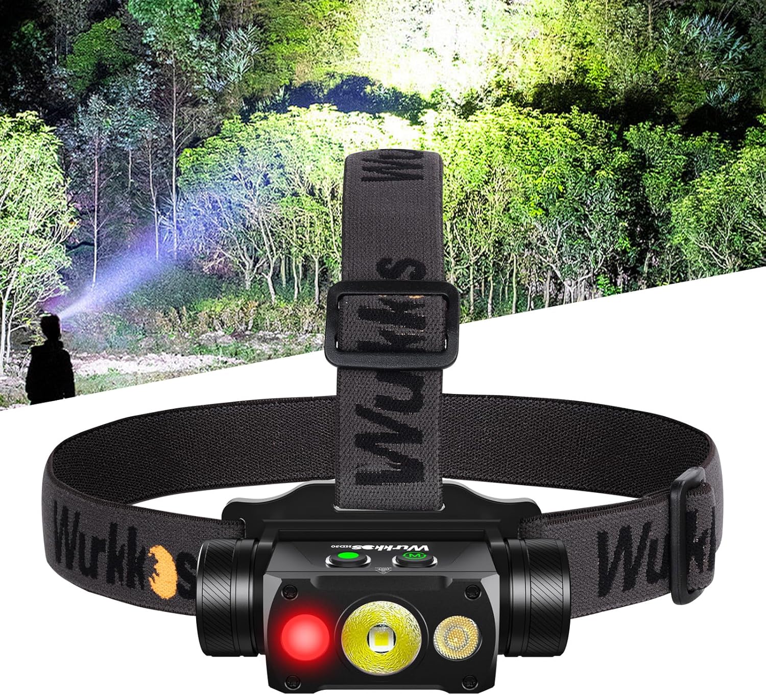 Wurkkos HD50 4000 Lumens Headlamp with 6 Modes