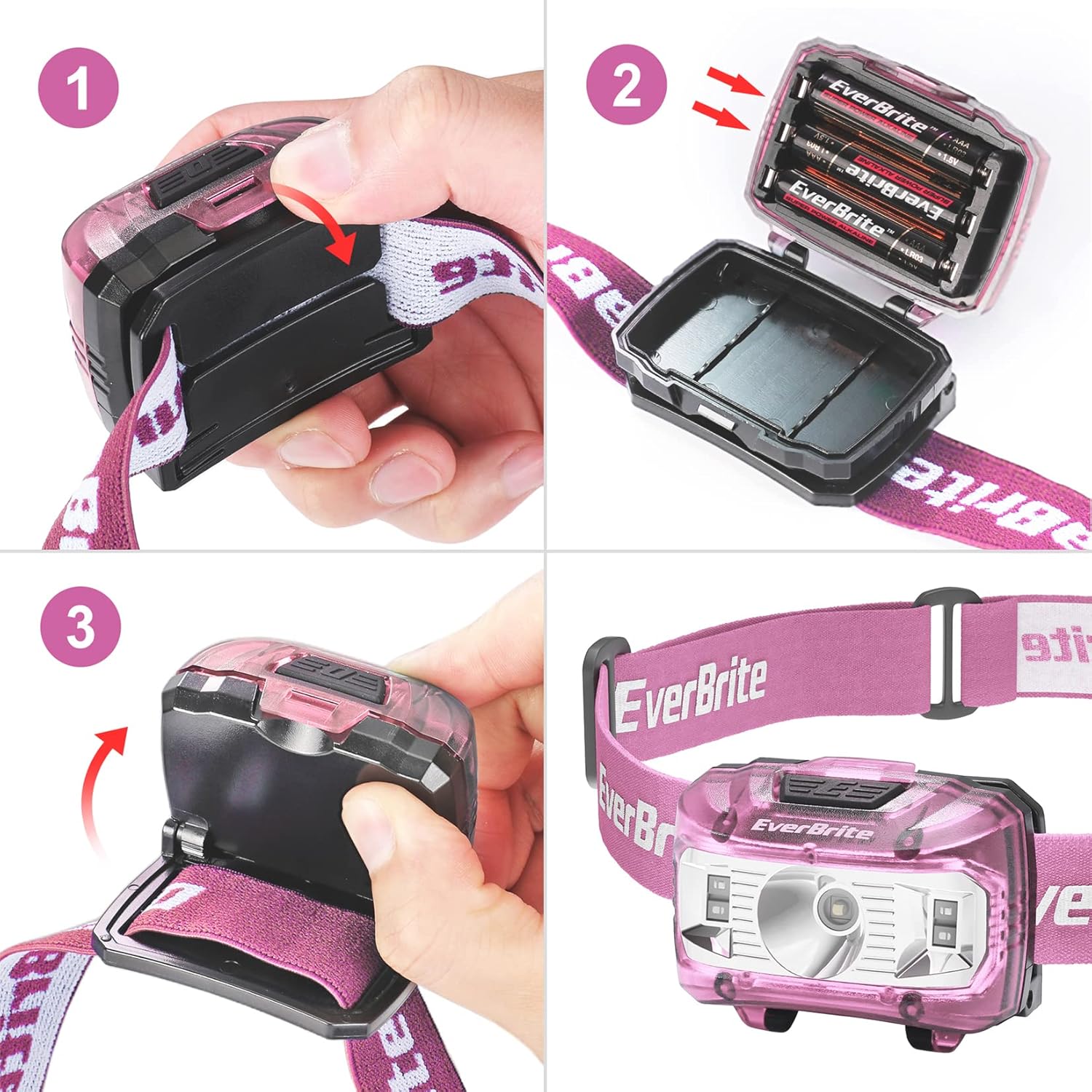 EverBrite 1000 LumensTwo-in-One Camping Lantern Headlamp Bundle