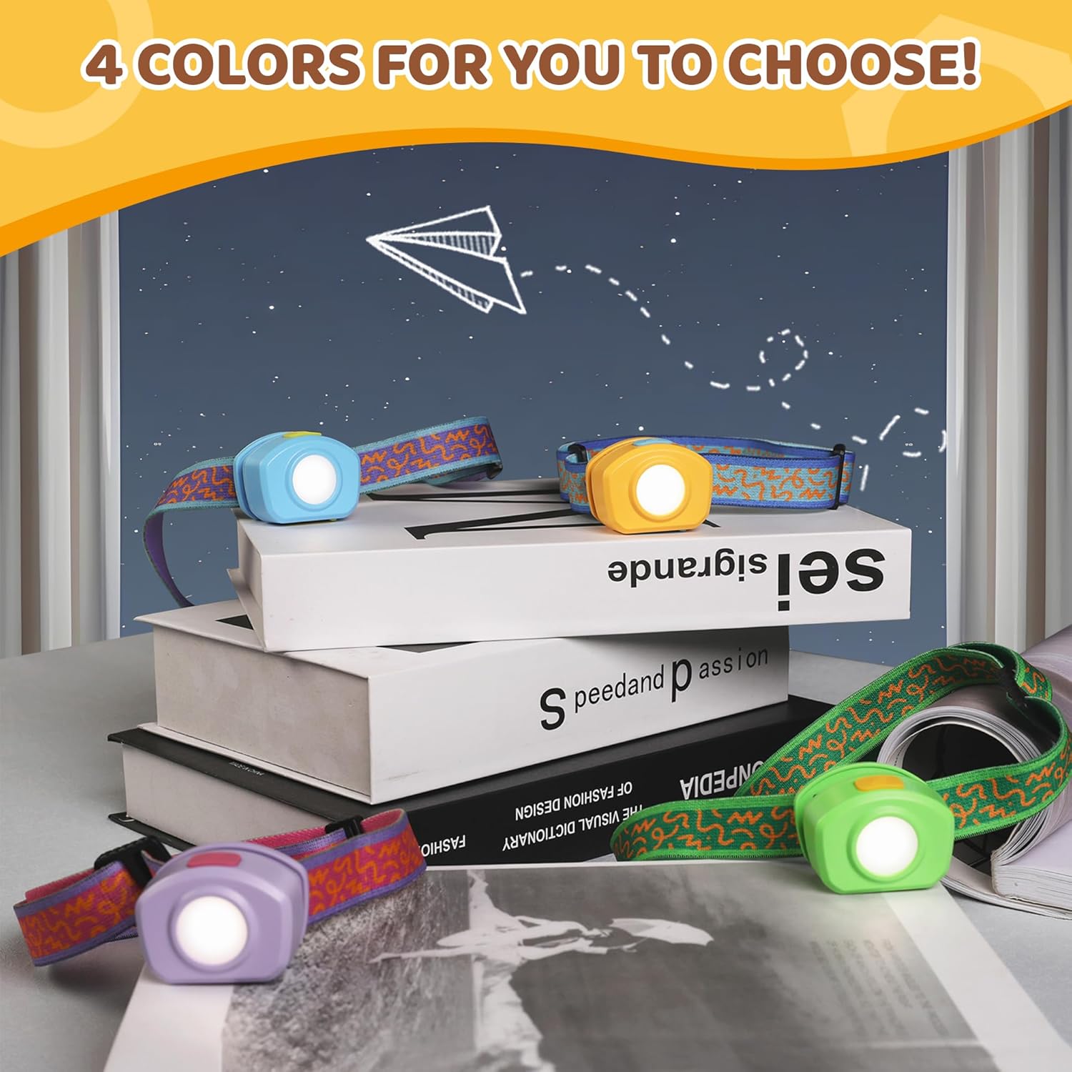 EverBrite Kids Rechargeable LED Headlamp with RGB