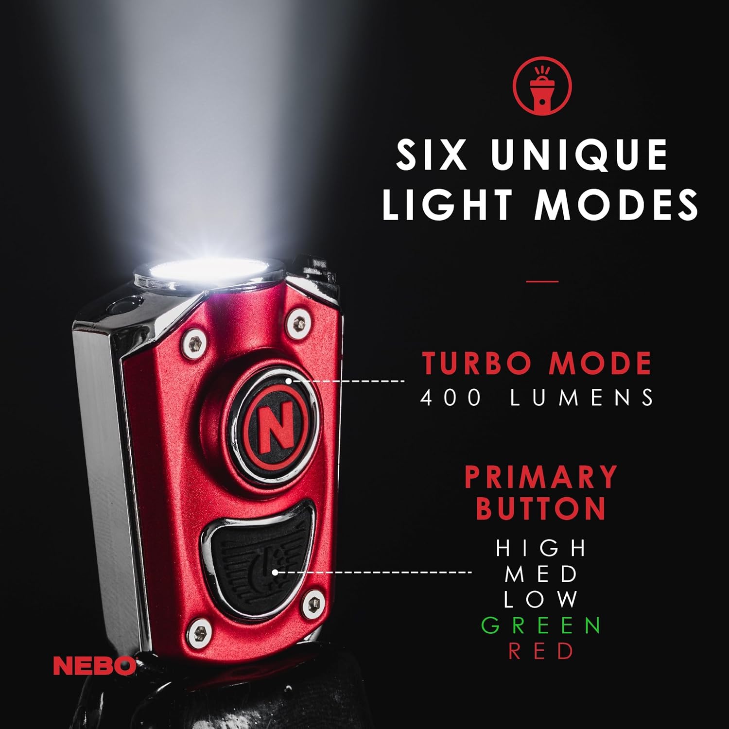 NEBO Mycro Rechargeable LED Flashlight Keychain