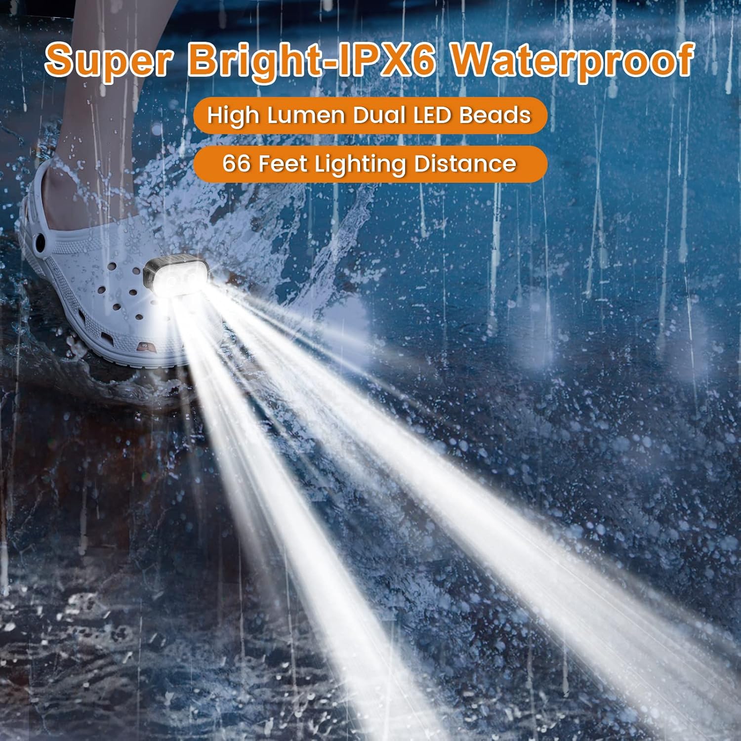 Bright Durable and Stylish Annbest Croc Headlights for Kids and Adults