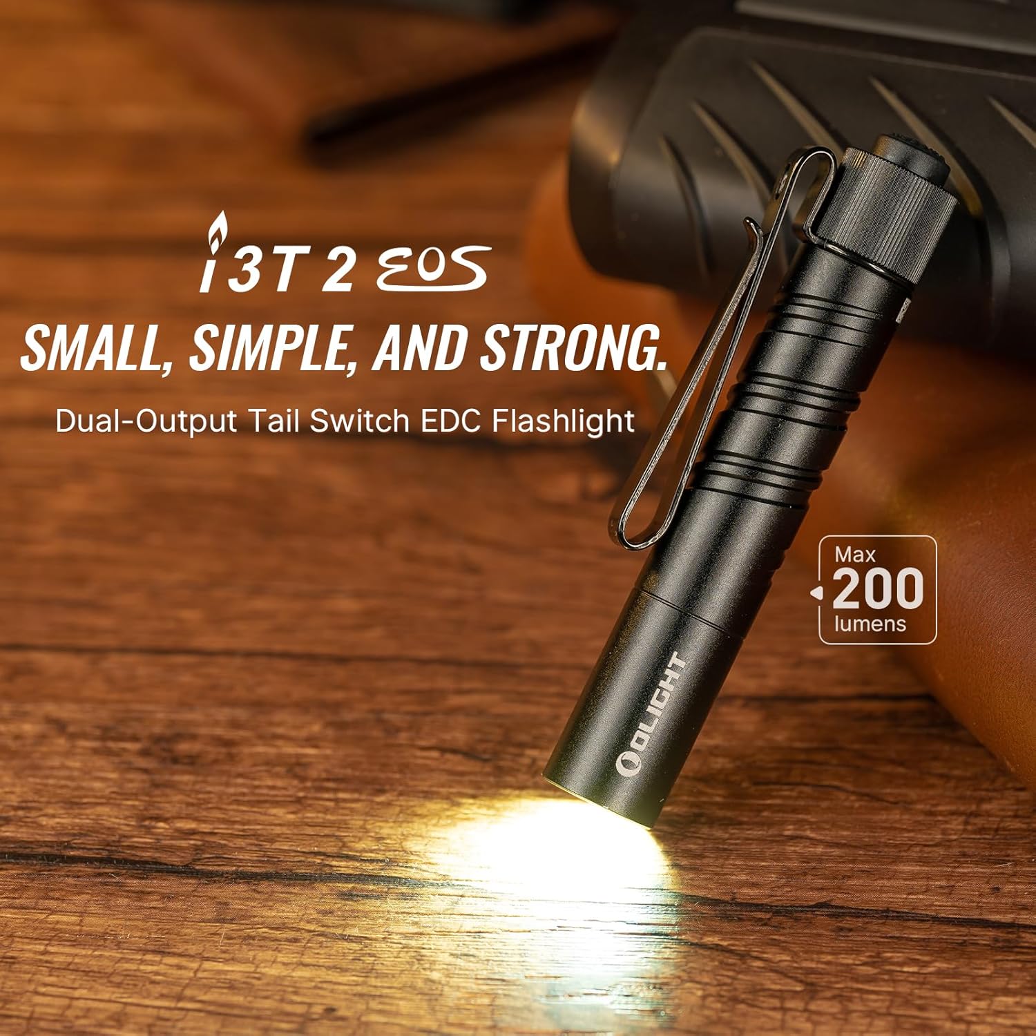 B- E- 200 Lums EDC Flashlight