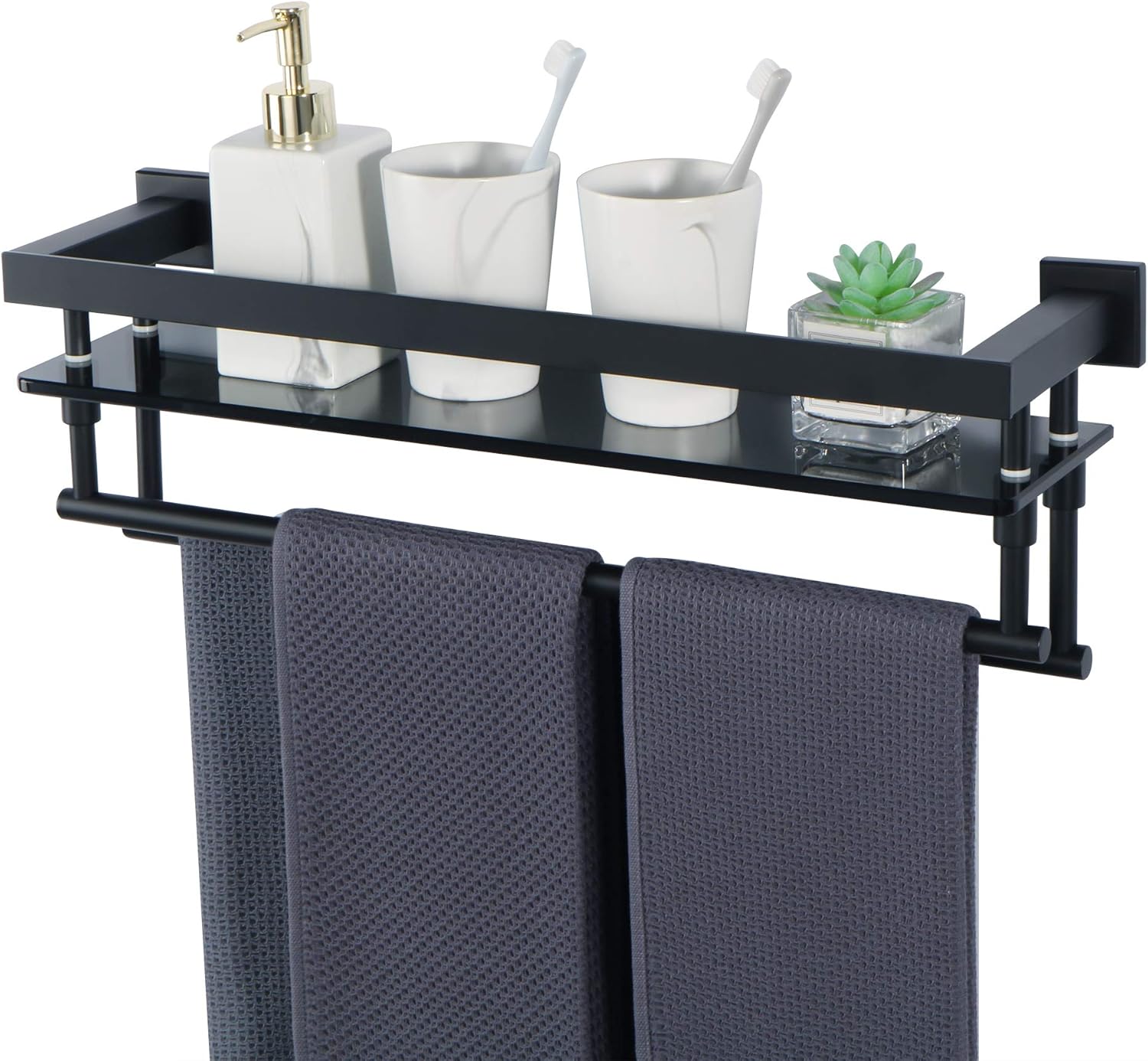 Stylish Floating Towel Shelf