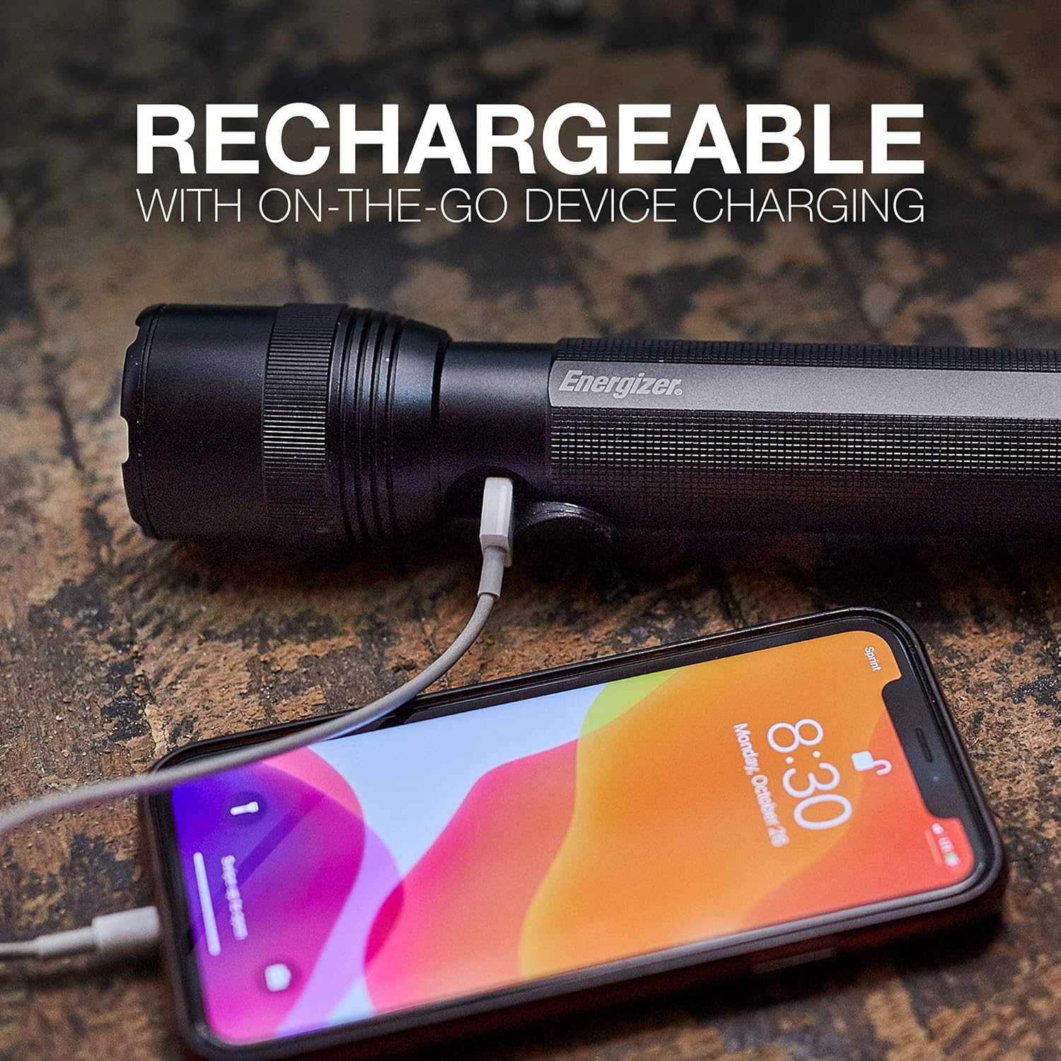 Energy-Boosting Tactical LED Flashlight